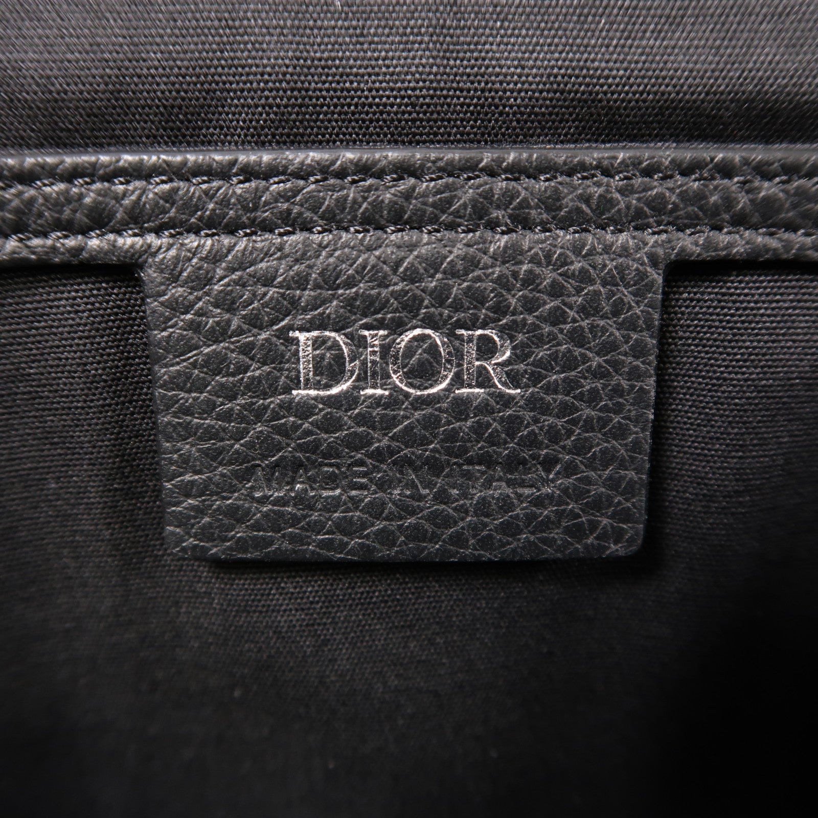 Dior 帆布/皮革Saddle肩背袋