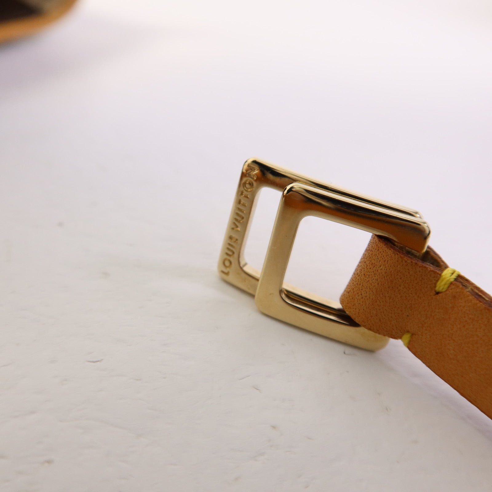 LOUIS VUITTON Monogram Pochette Twin PM金扣肩背袋