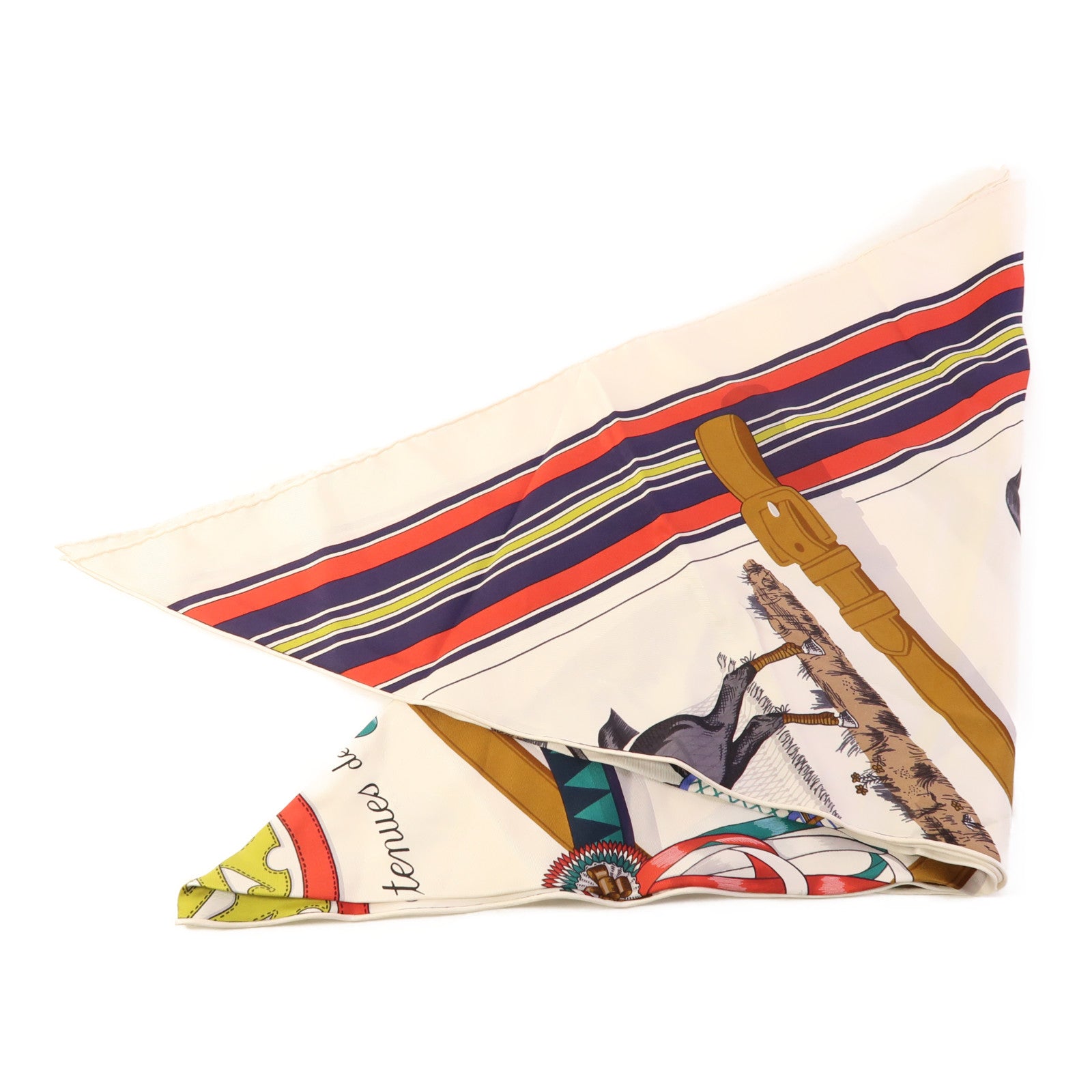 HERMES 絲質Triangle Scarf絲巾