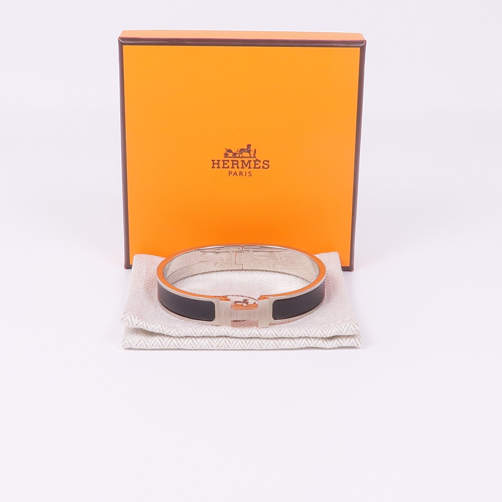 HERMES 琺瑯/金屬Clic H手鐲