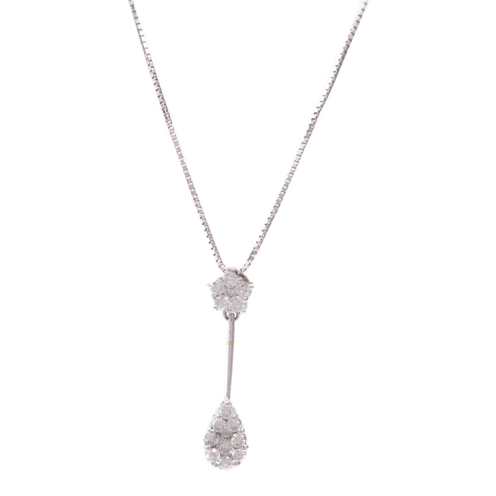 JEWELRY Diamond Necklace 18K White Gold