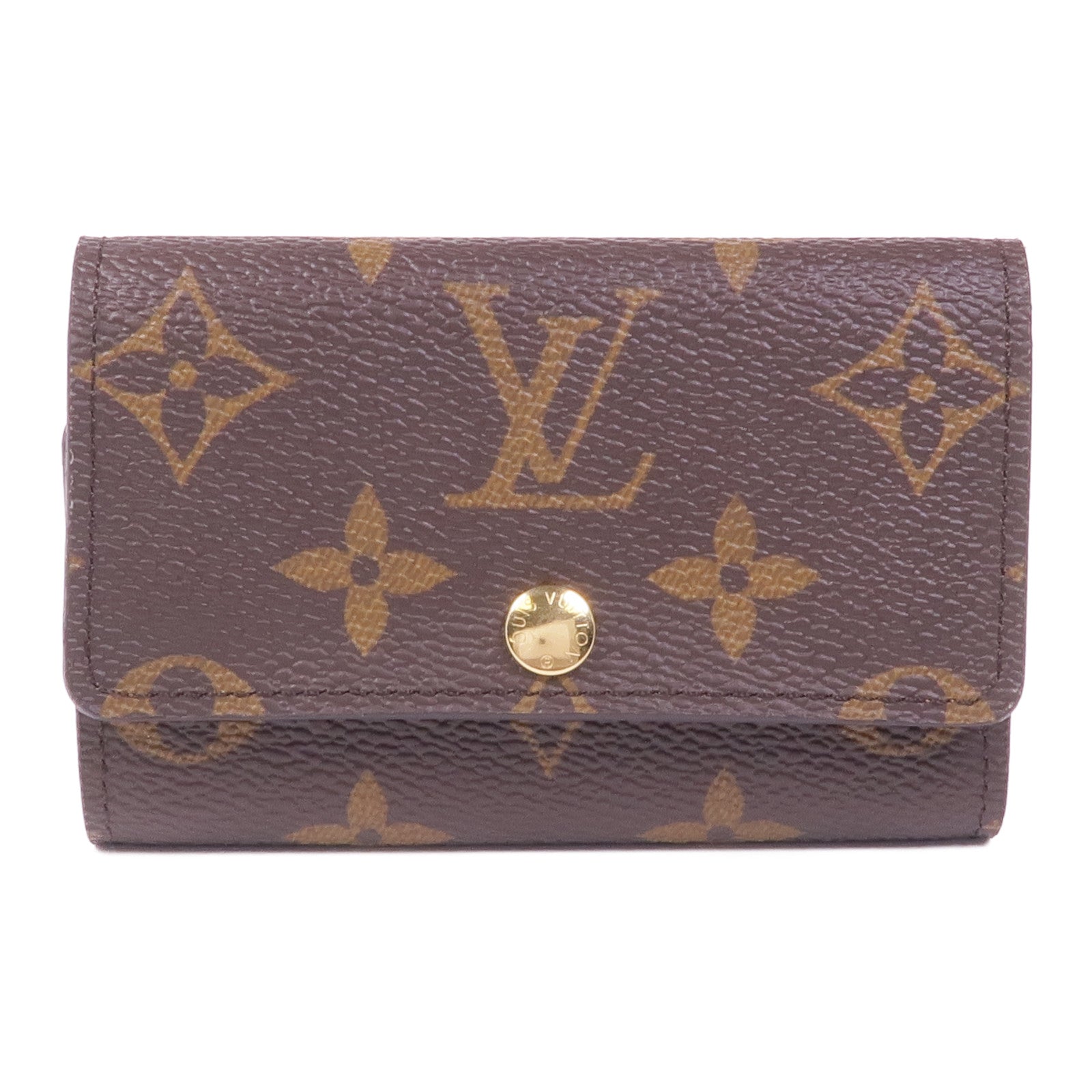 LOUIS VUITTON Monogram 6 Key Holder金扣鎖匙扣