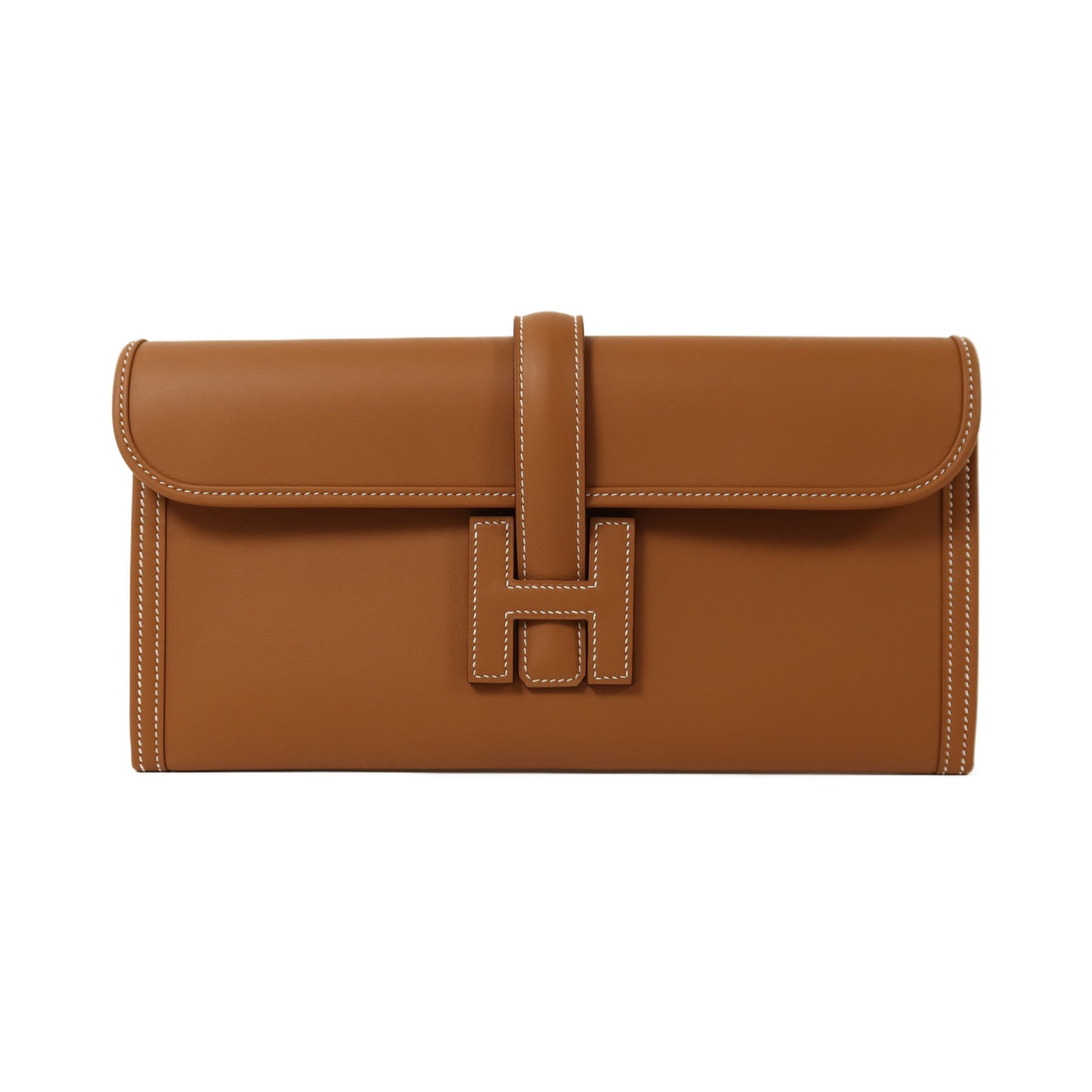 HERMES Swift皮革Jige Elan 29手拿包Gold