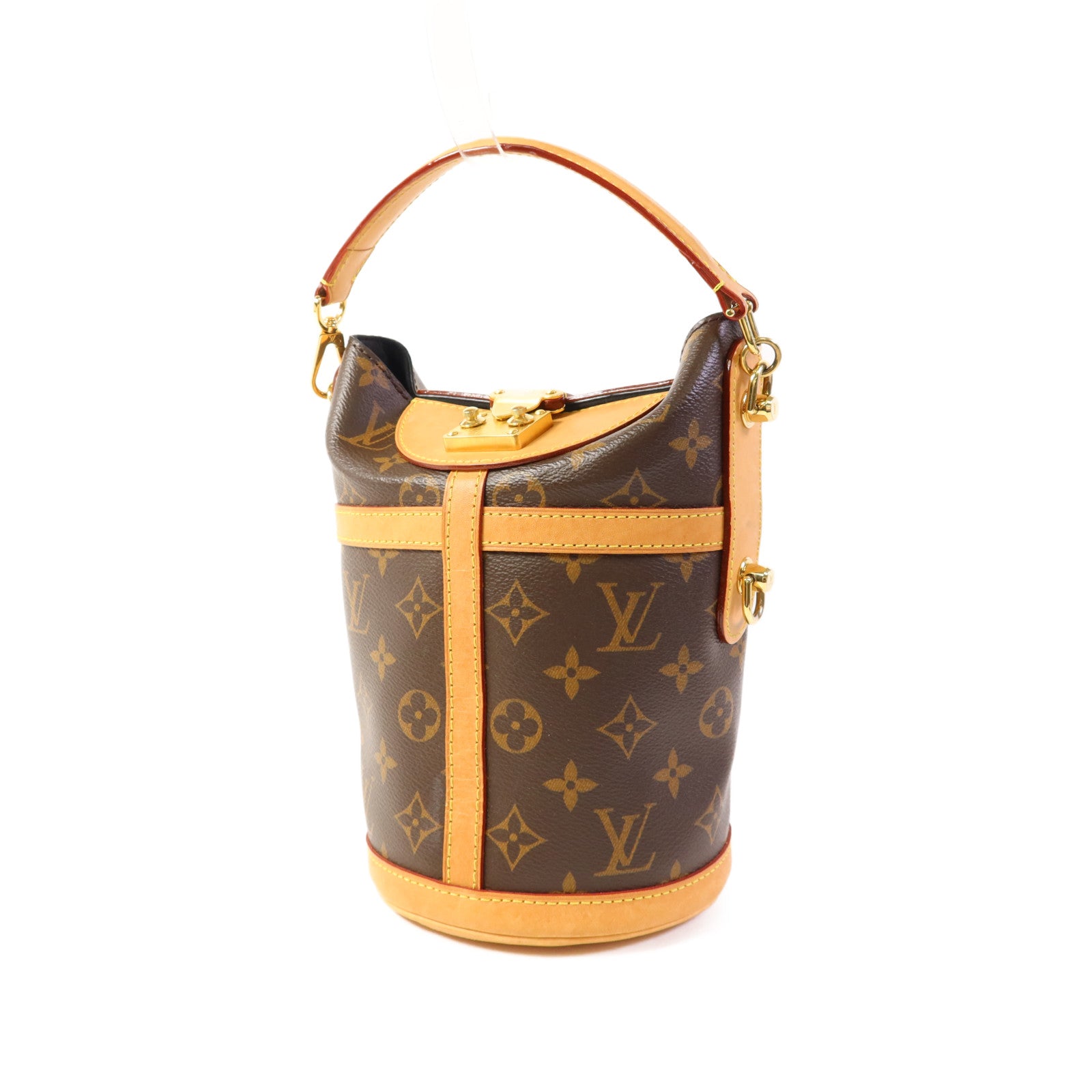 LOUIS VUITTON Monogram Duffle金扣手挽肩背兩用袋