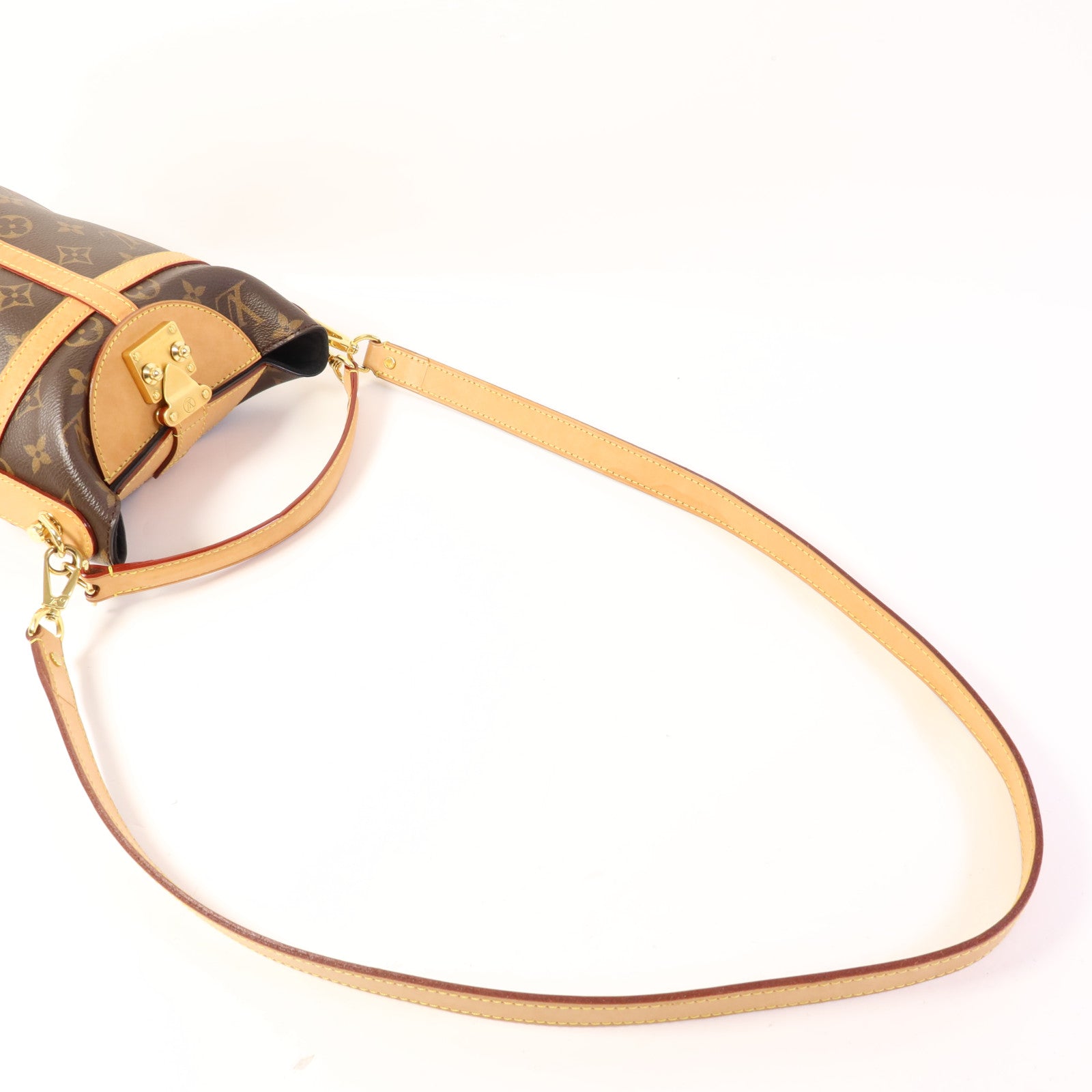 LOUIS VUITTON Monogram Duffle金扣手挽肩背兩用袋