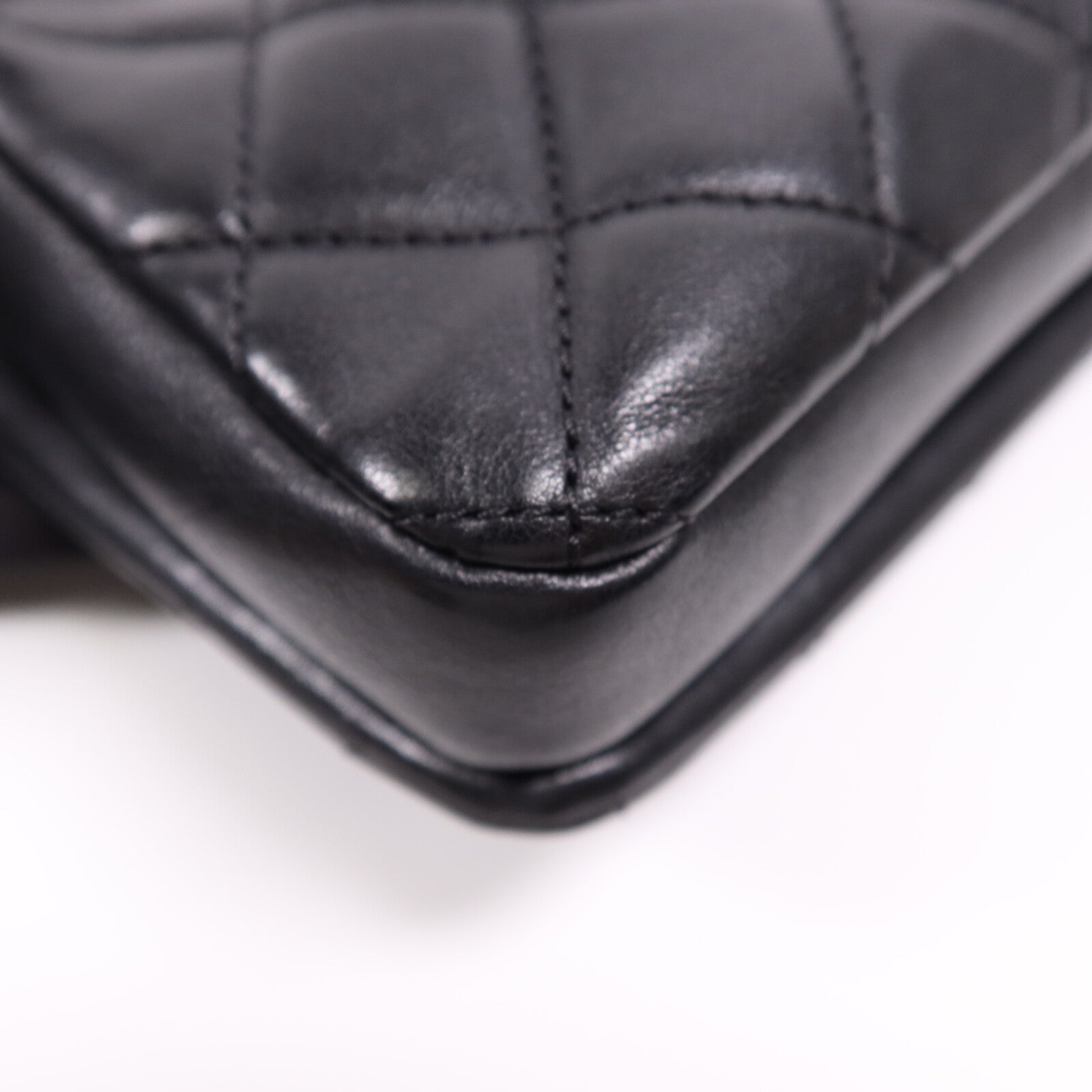 CHANEL 牛皮皮革Chain Shoulder Bag金扣鏈帶肩背袋