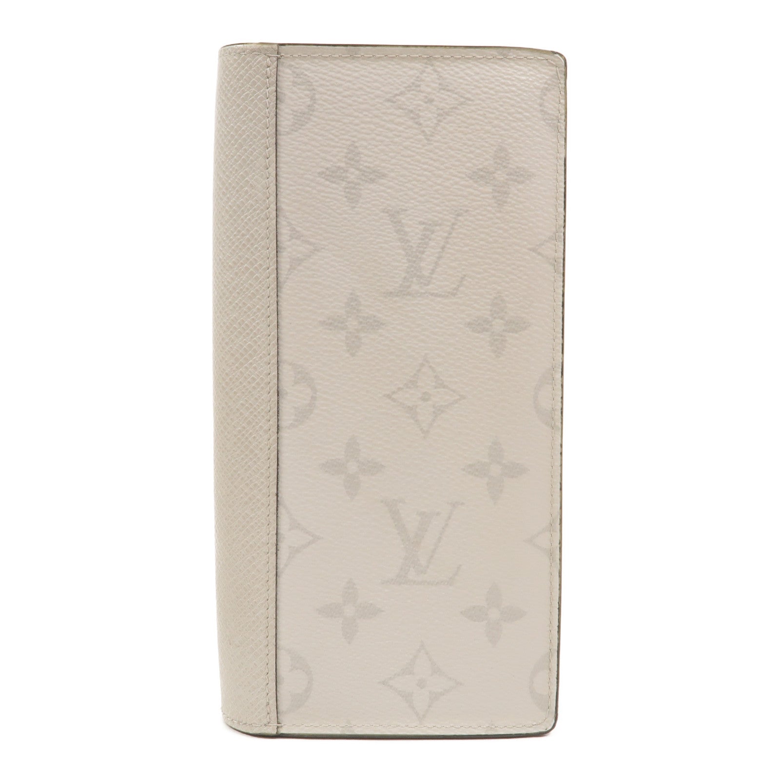 LOUIS VUITTON Monogram/Taiga Brazza長錢包