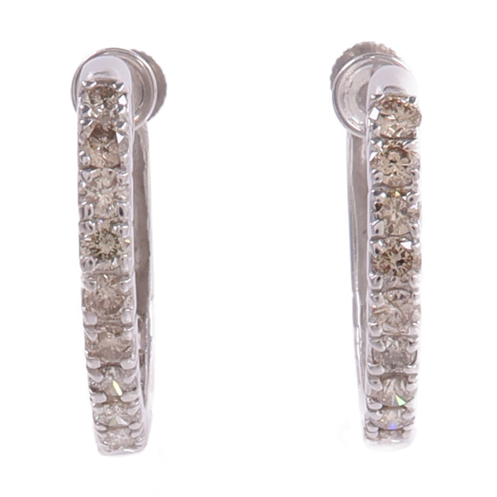 JEWELRY 18K白金Diamond Earrings鑽石耳環