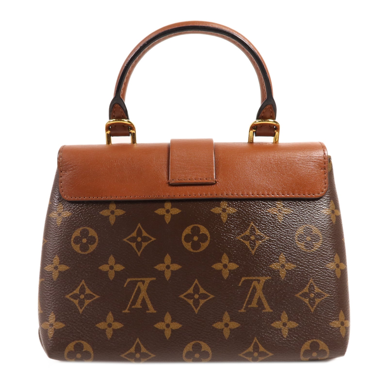 LOUIS VUITTON Monogram Locky BB金扣手挽肩背兩用袋