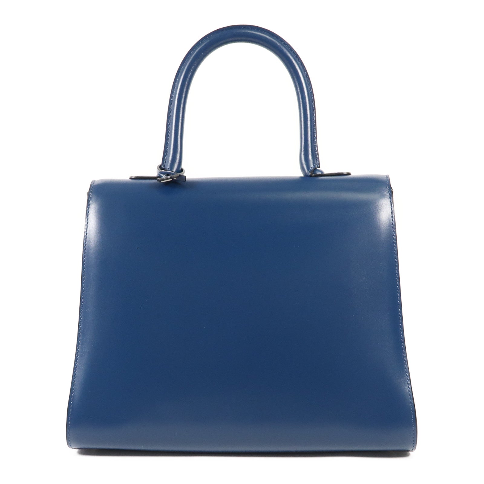 Delvaux 牛皮皮革Brillant MM銀扣手挽肩背兩用袋