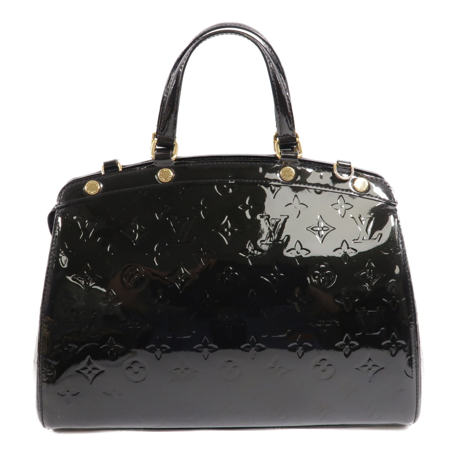 LOUIS VUITTON Vernis Brea MM金扣手挽肩背兩用袋