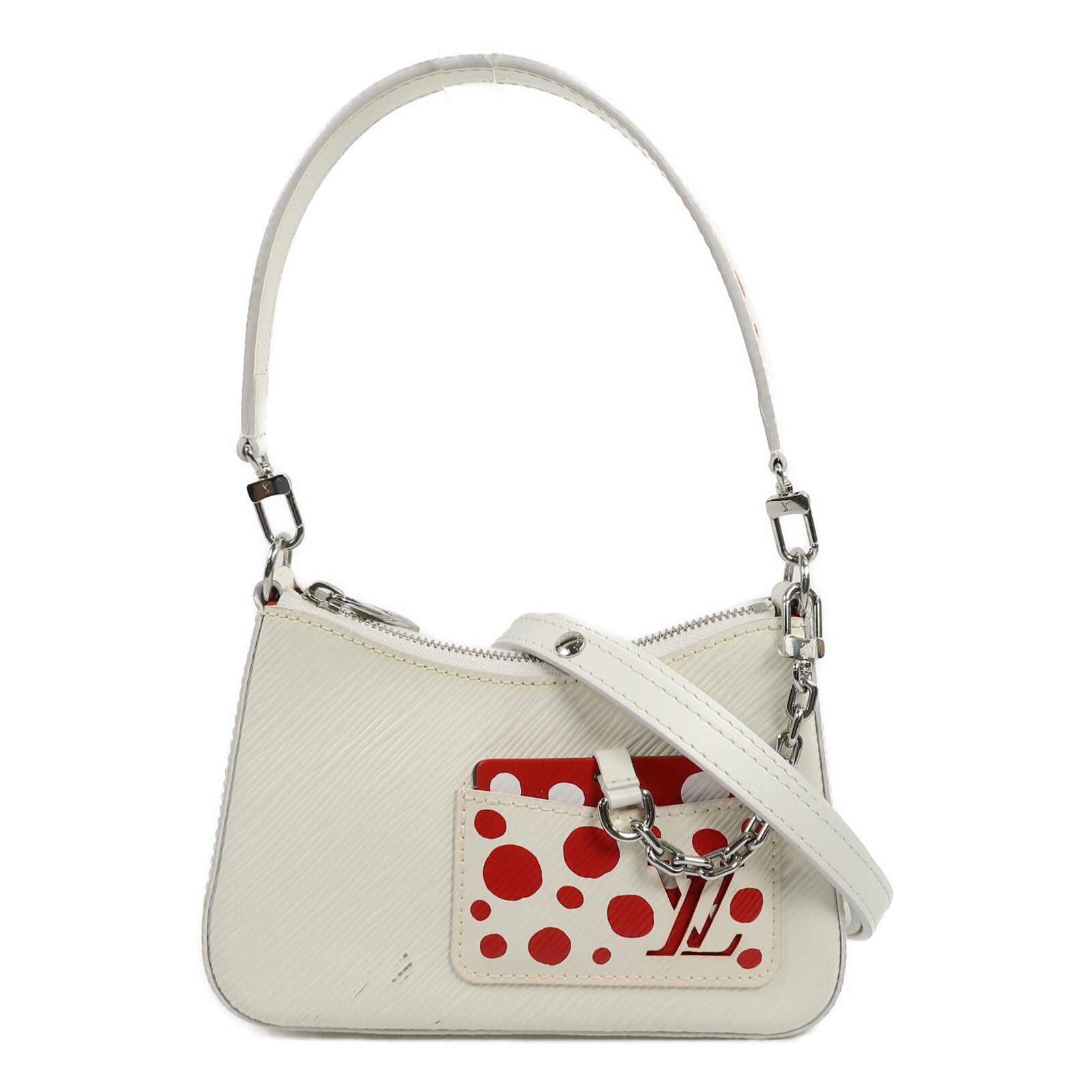 LOUIS VUITTON Epi LVxYK Marellini銀扣手挽肩背兩用袋