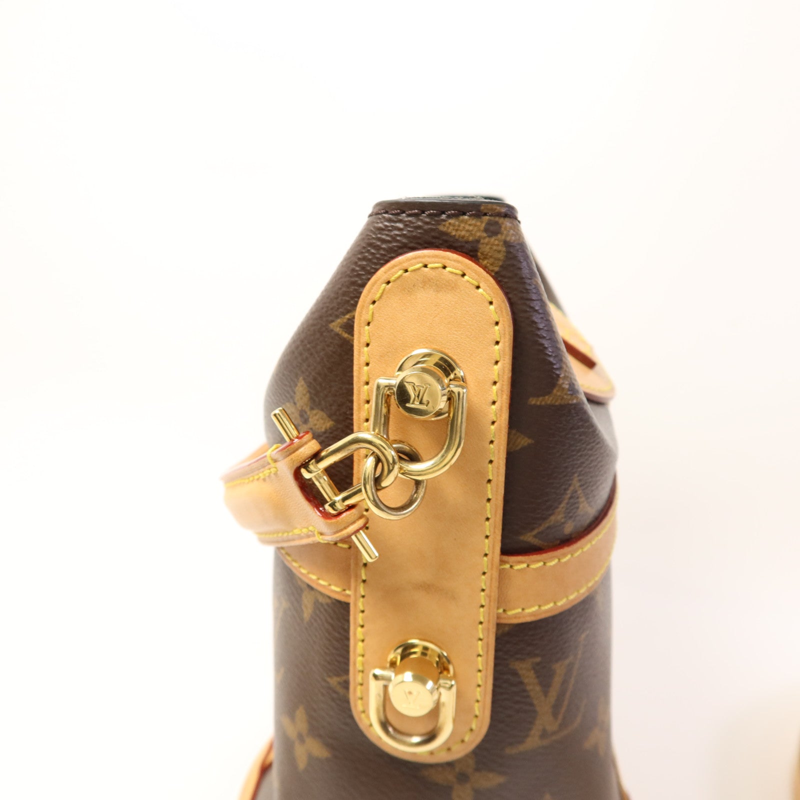 LOUIS VUITTON Monogram Duffle金扣手挽肩背兩用袋