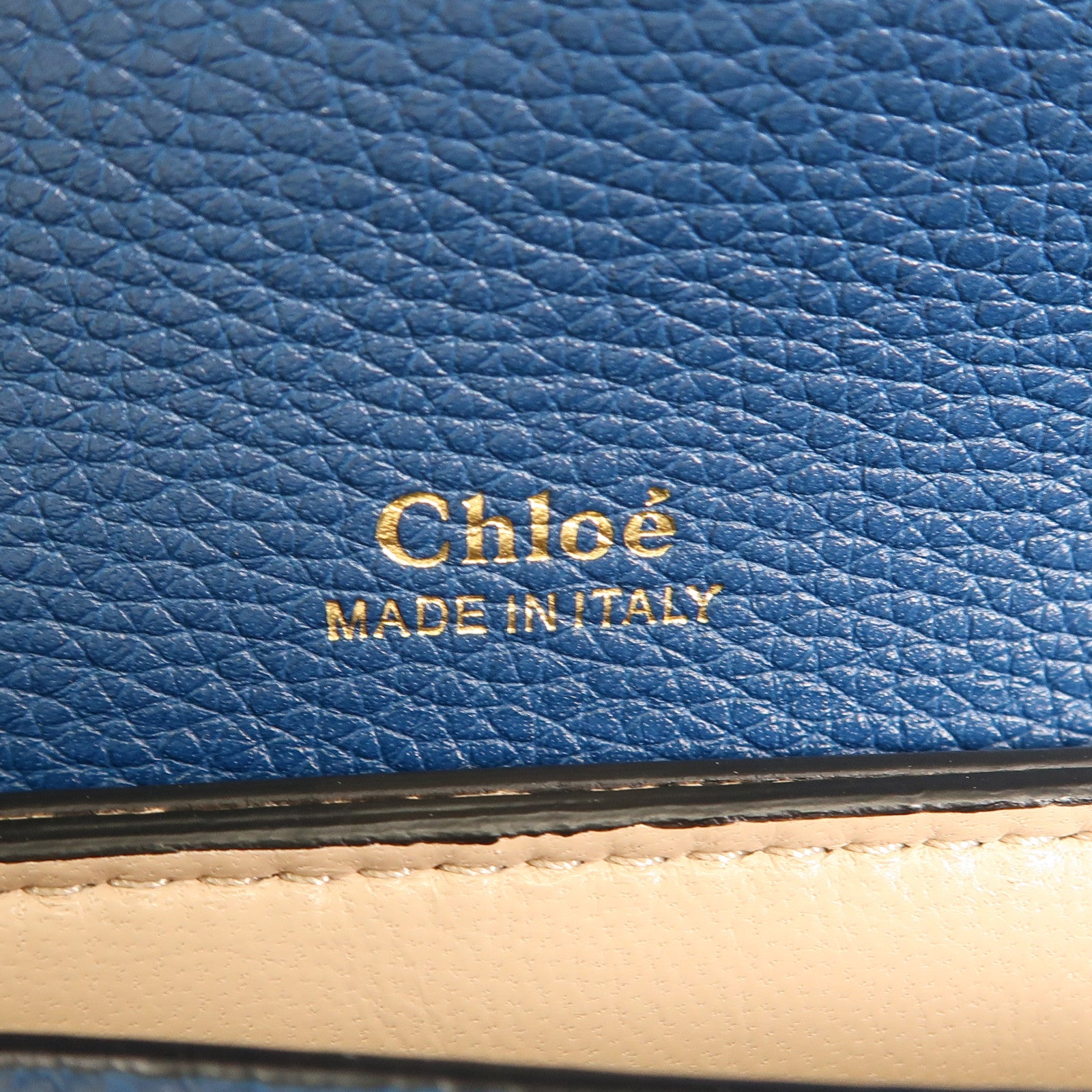 Chloe 牛皮皮革Shoulder Tote金扣肩背袋
