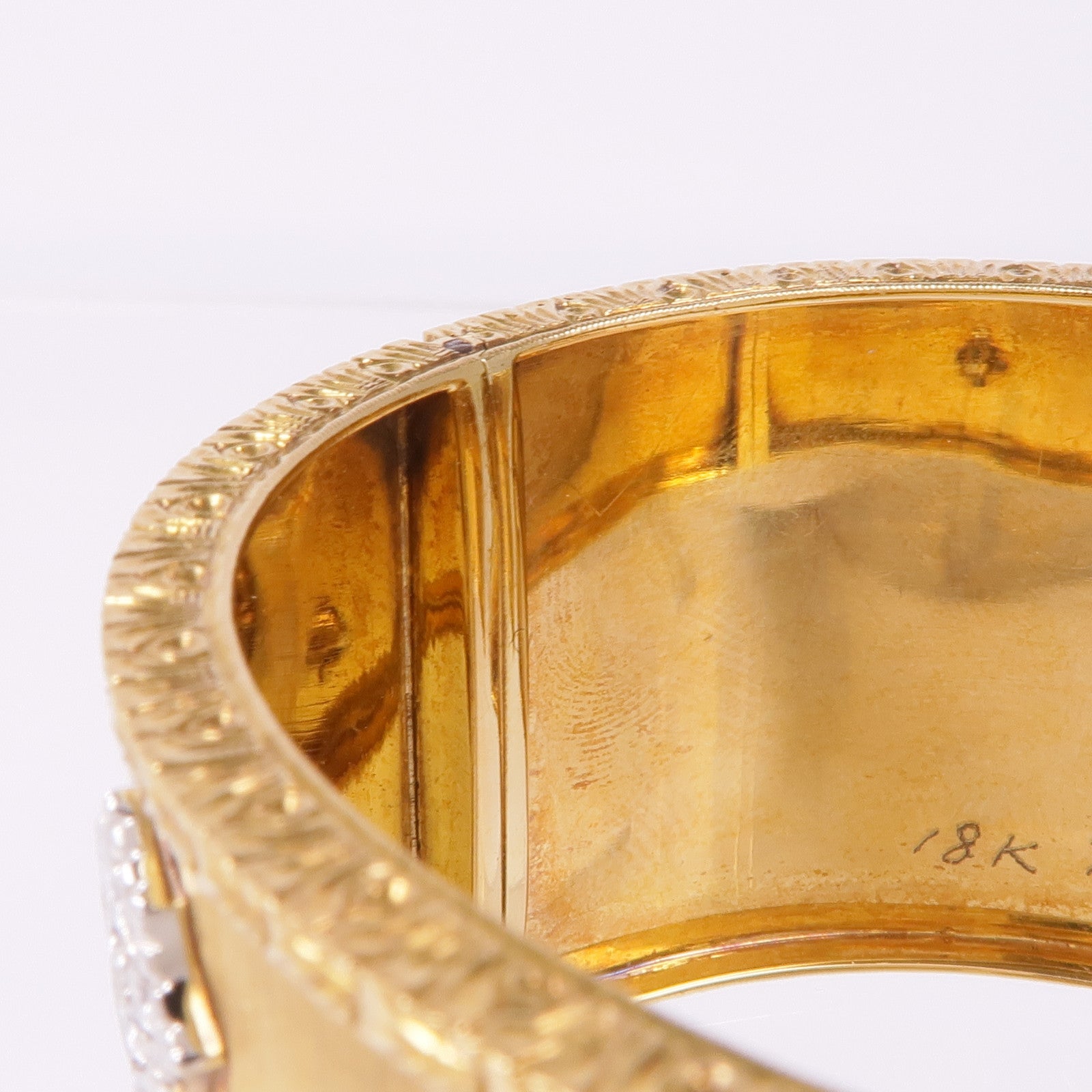 JEWELRY 18K黃金Emerald Diamond Bracelet綠寶石/鑽石手鐲