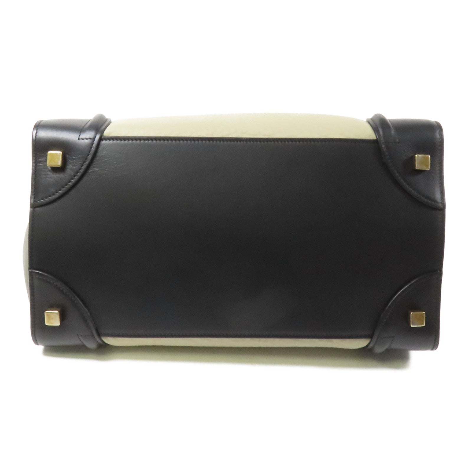 CELINE 牛皮皮革Mini Luggage金扣手挽袋