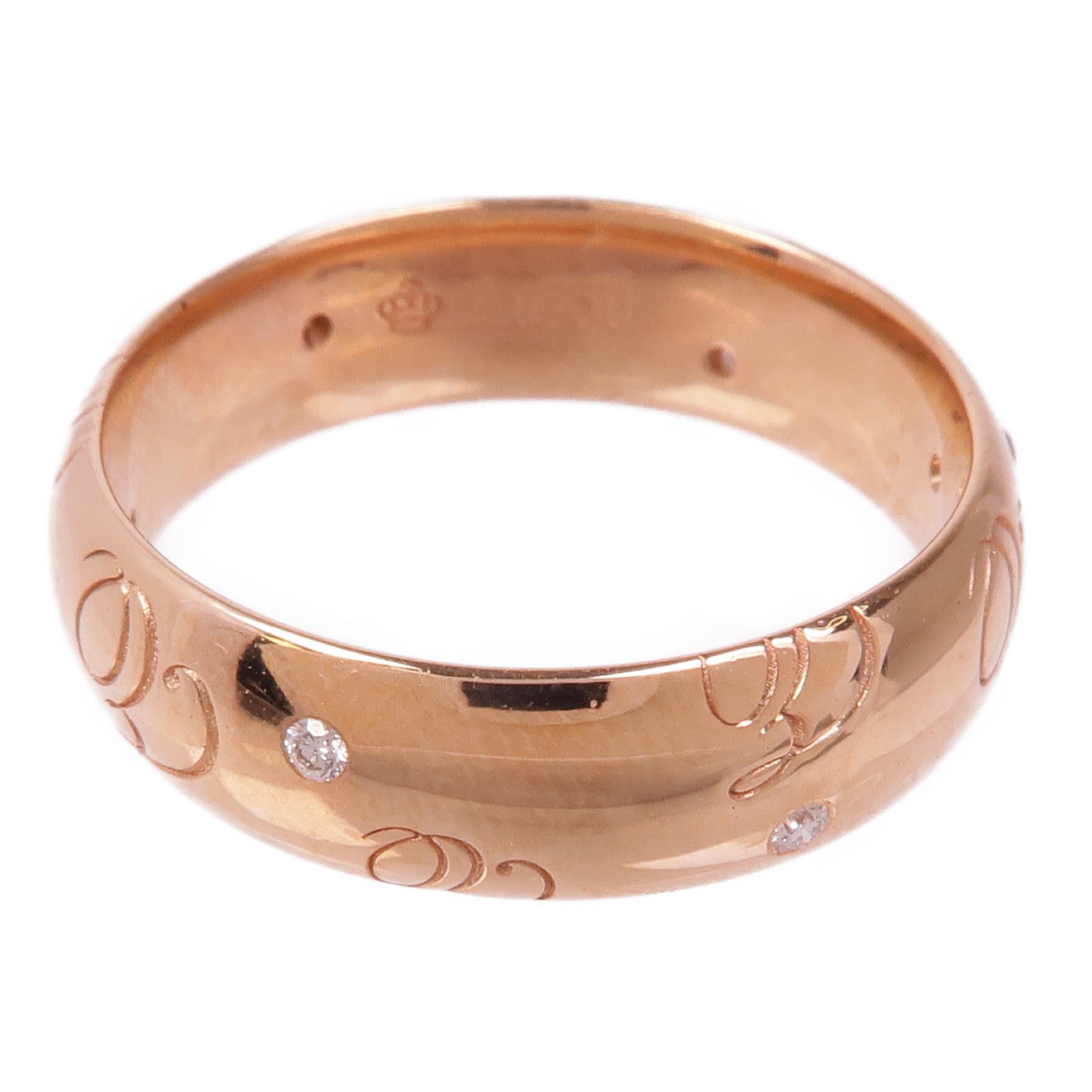 JEWELRY 18K玫瑰金Dimond Ring鑽石戒指US#7.25