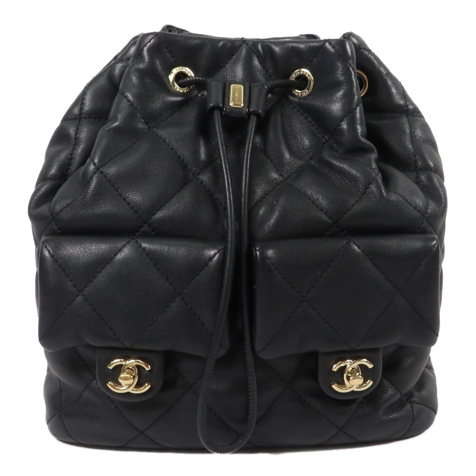 CHANEL 羊皮皮革Backpack背包