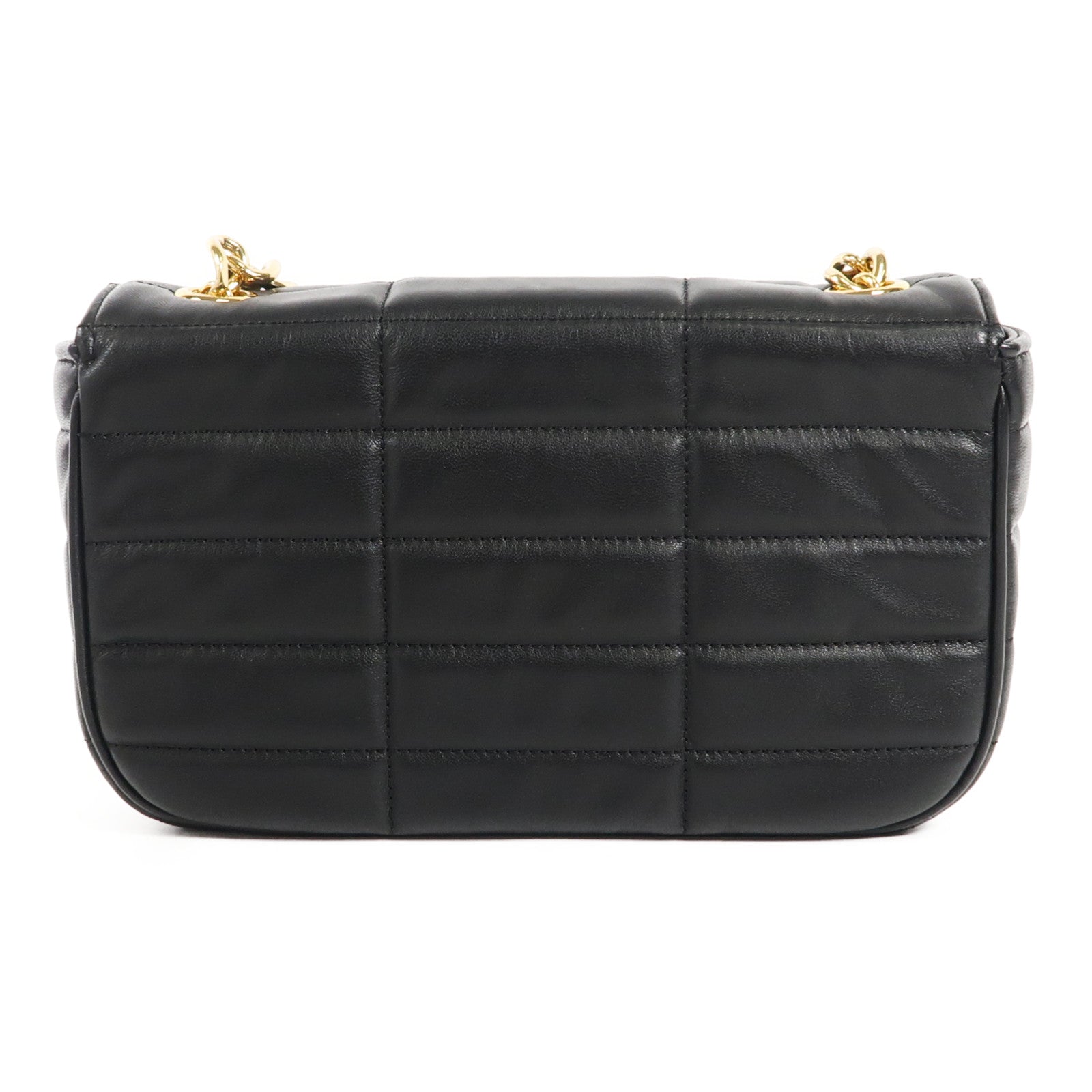 CELINE 牛皮皮革Matelasse Bag金扣鏈帶肩背袋