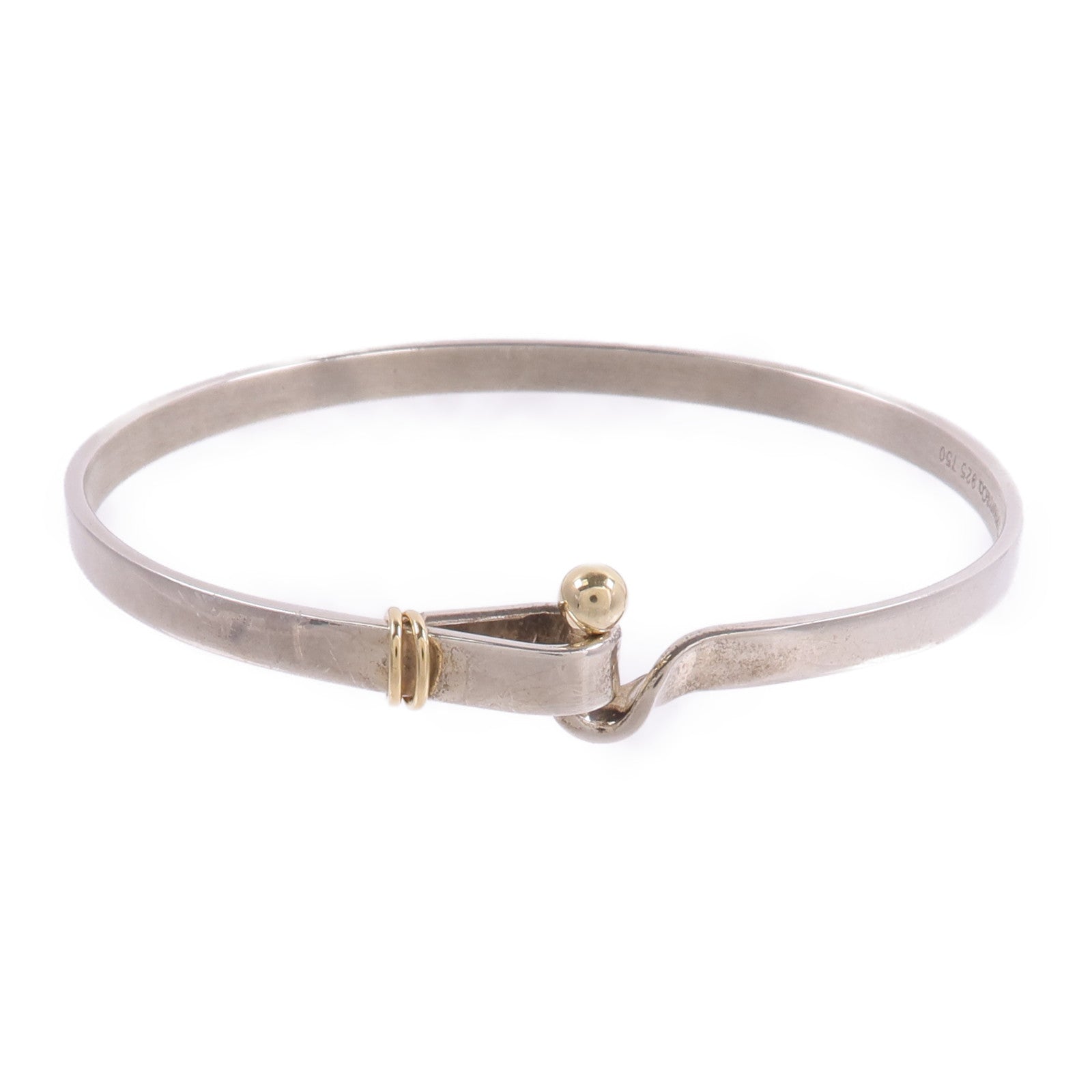 TIFFANY&CO 925純銀/18K黃金Love Knot Bracelet手鐲