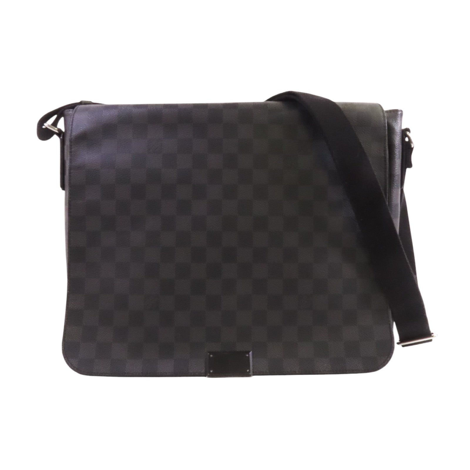 LOUIS VUITTON 【激減優惠】Damier Graphite District GM肩背袋