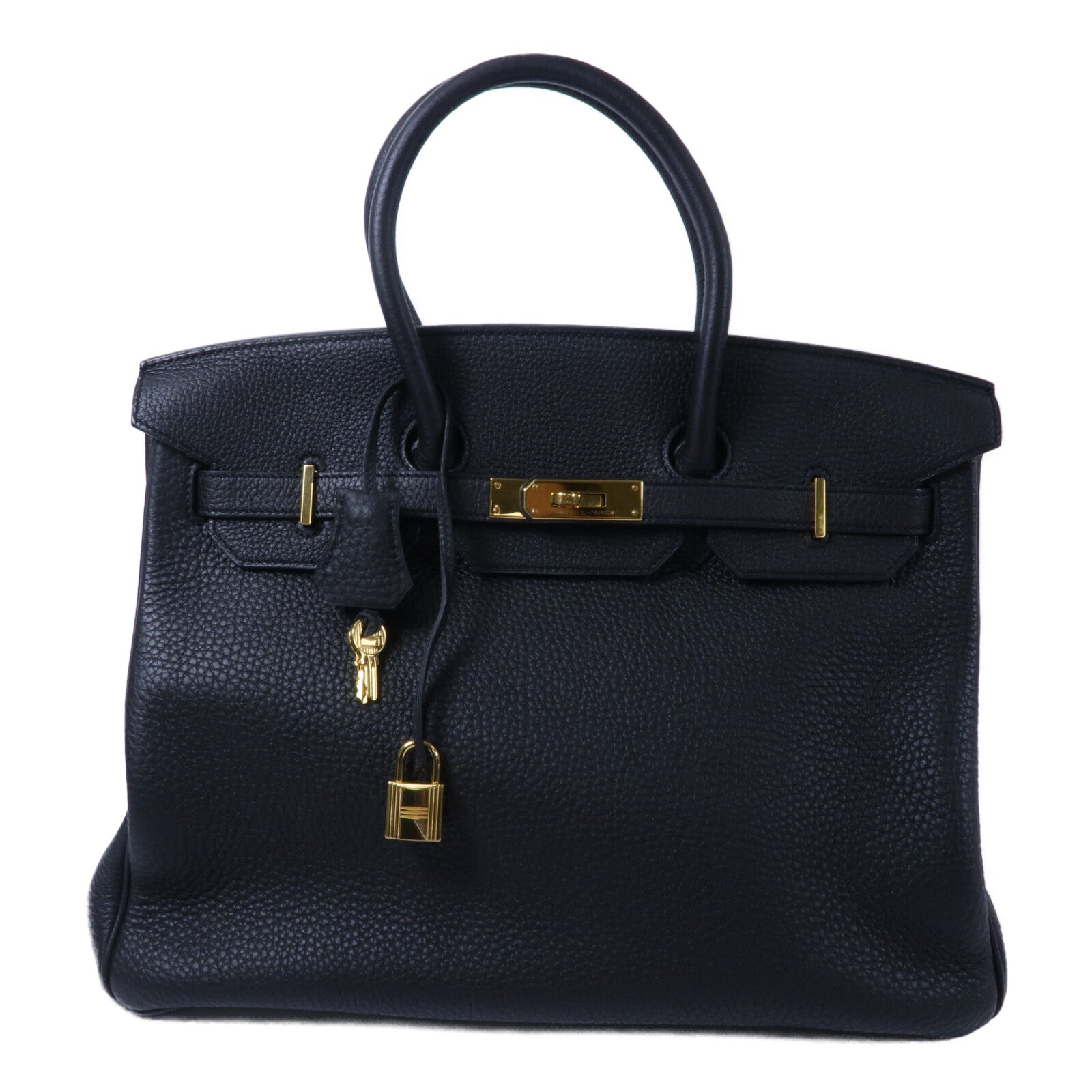 HERMES Togo皮革Birkin 35手挽袋Noir