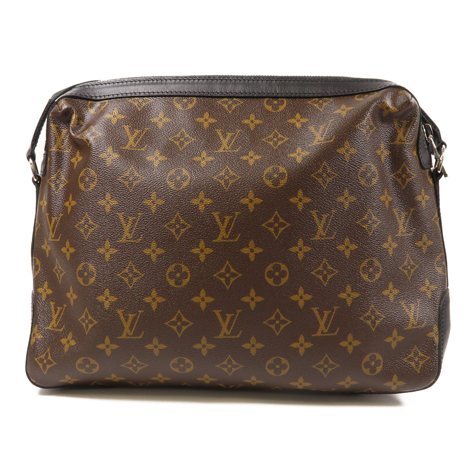 LOUIS VUITTON Monogram Macassar Torres銀扣肩背袋
