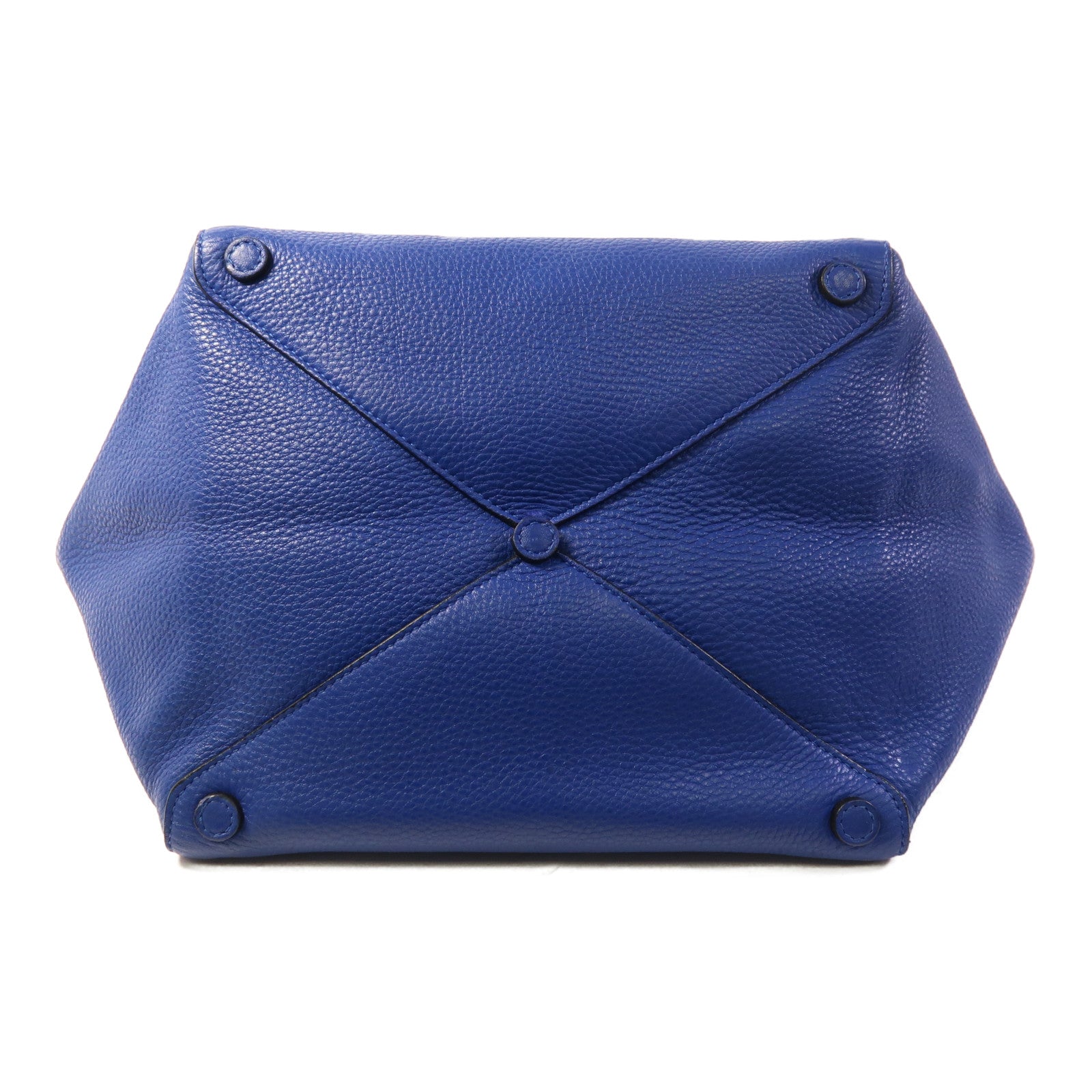 PRADA 牛皮皮革Tote Bag金扣肩背袋