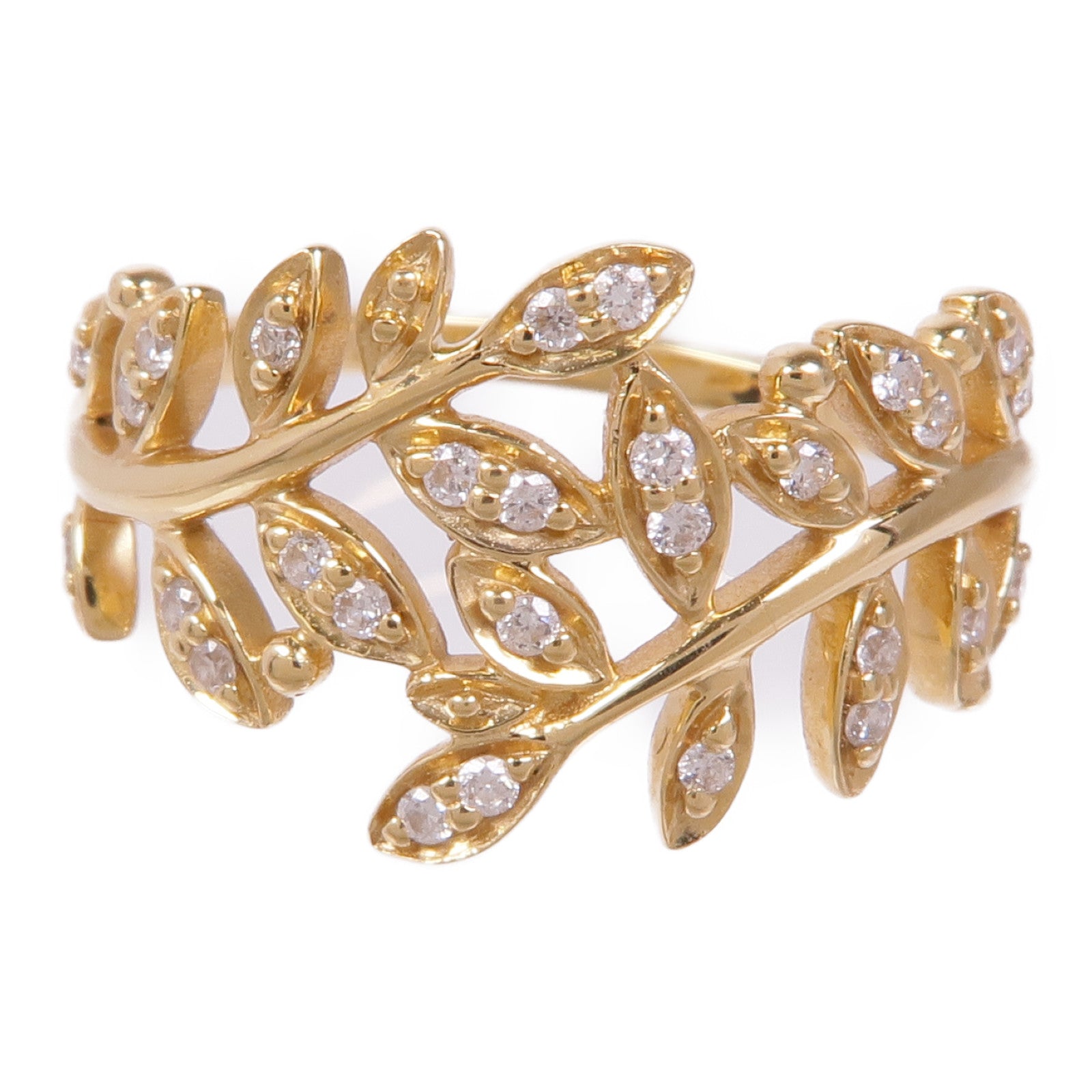 JEWELRY Diamond Ring 18K Yellow Gold US#6.5