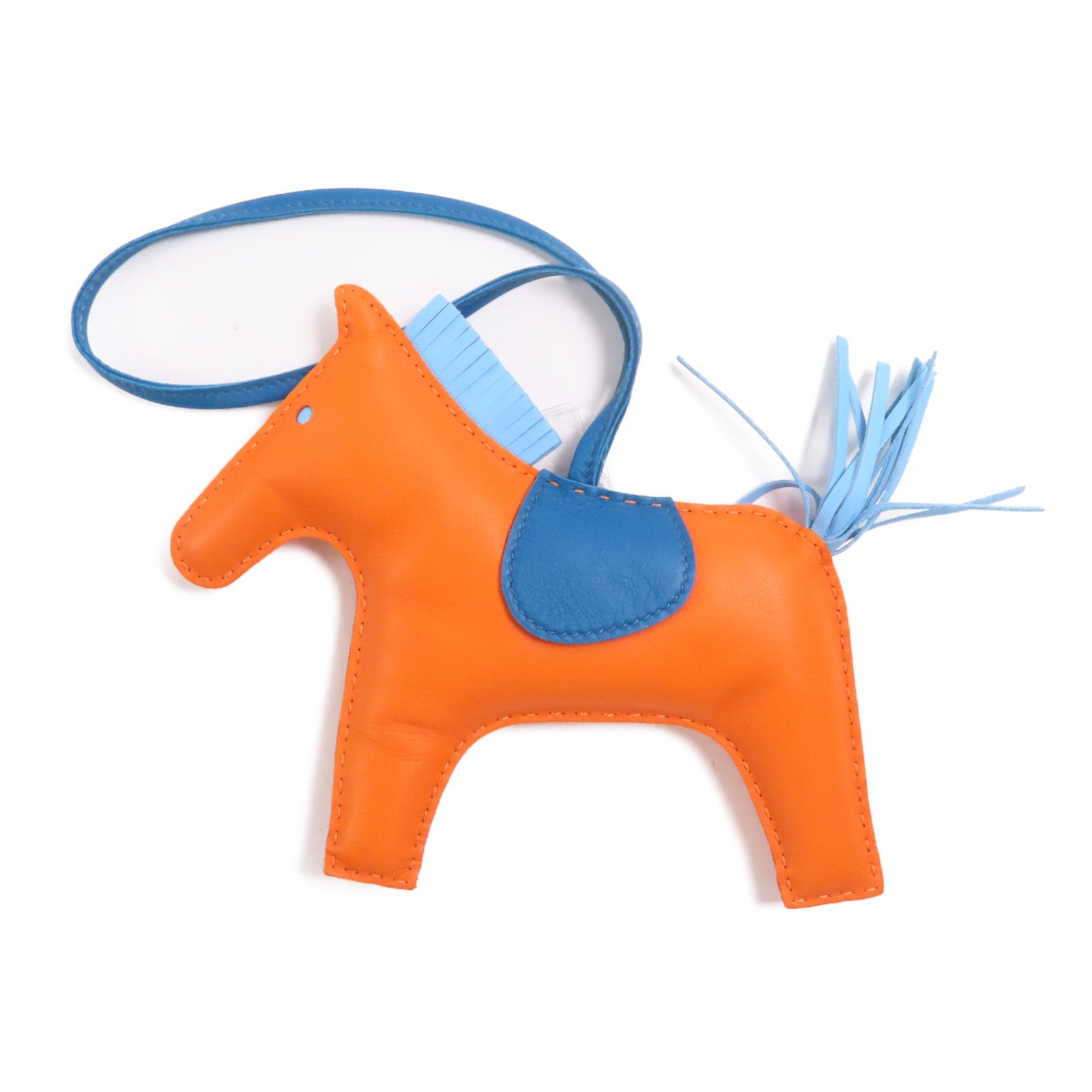 HERMES Milo皮革Rodeo MM掛飾