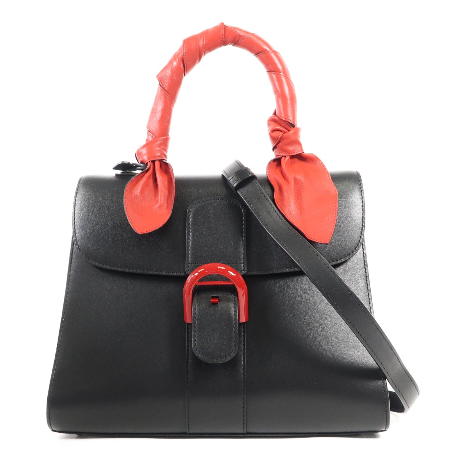 Delvaux 【激減優惠】牛皮皮革Brillant MM手挽肩背兩用袋