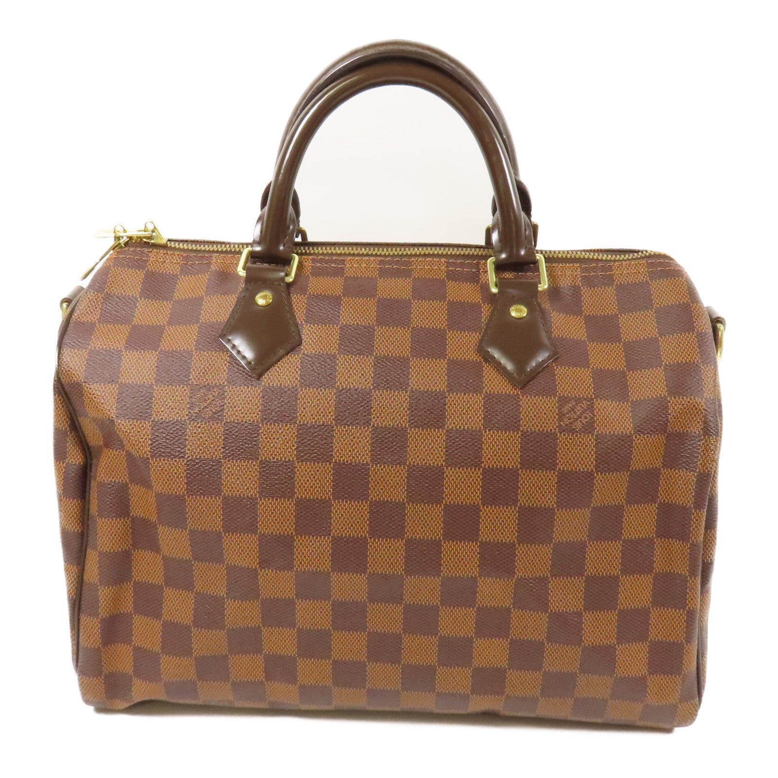 LOUIS VUITTON LV GHW Speedy 30 Handbag N41183 Damier Ebene Brown