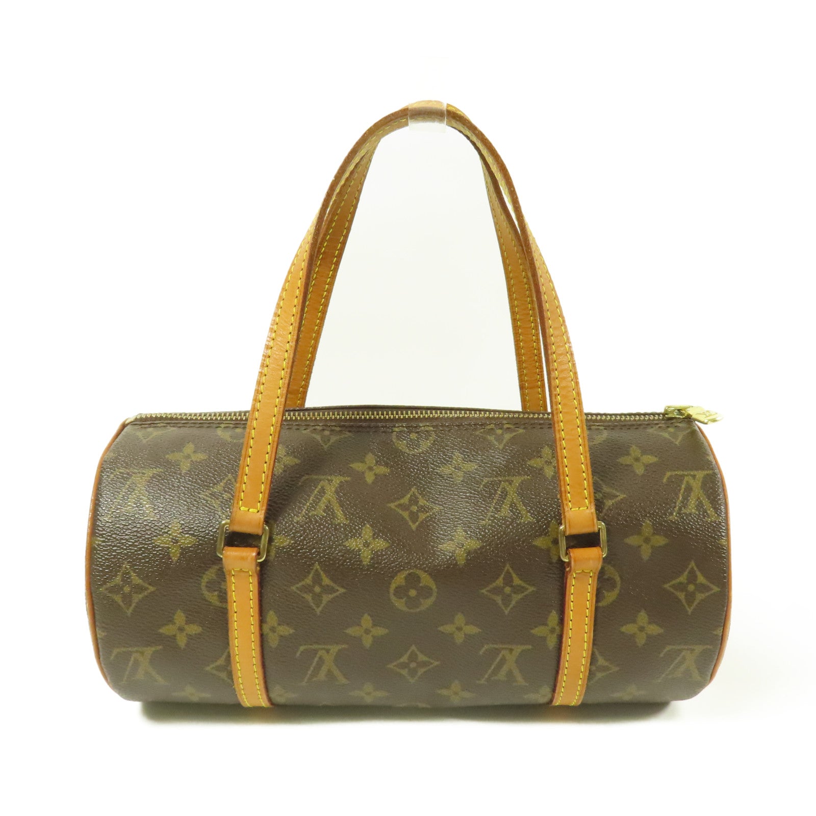 LOUIS VUITTON Monogram Papillon PM金扣手挽袋