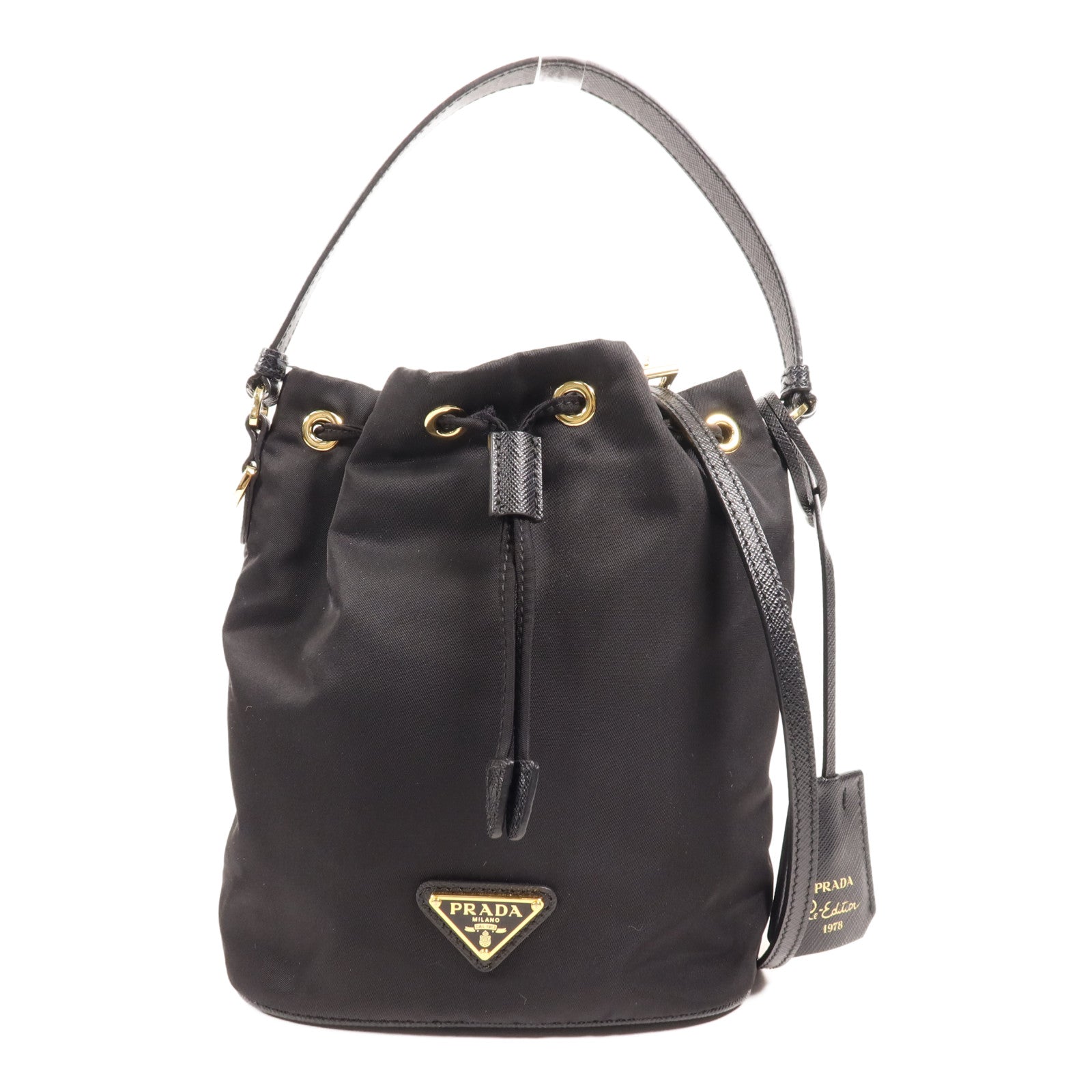 PRADA 尼龍Re-Edition 1978 Re-Nylon銀扣手挽肩背兩用袋