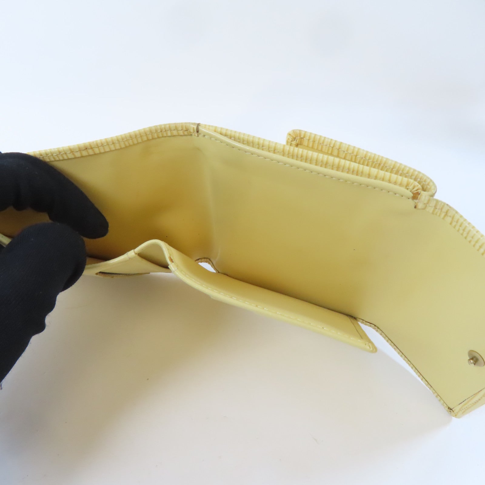 LOUIS VUITTON 【激減優惠】Epi W Hook Wallet錢包黃色