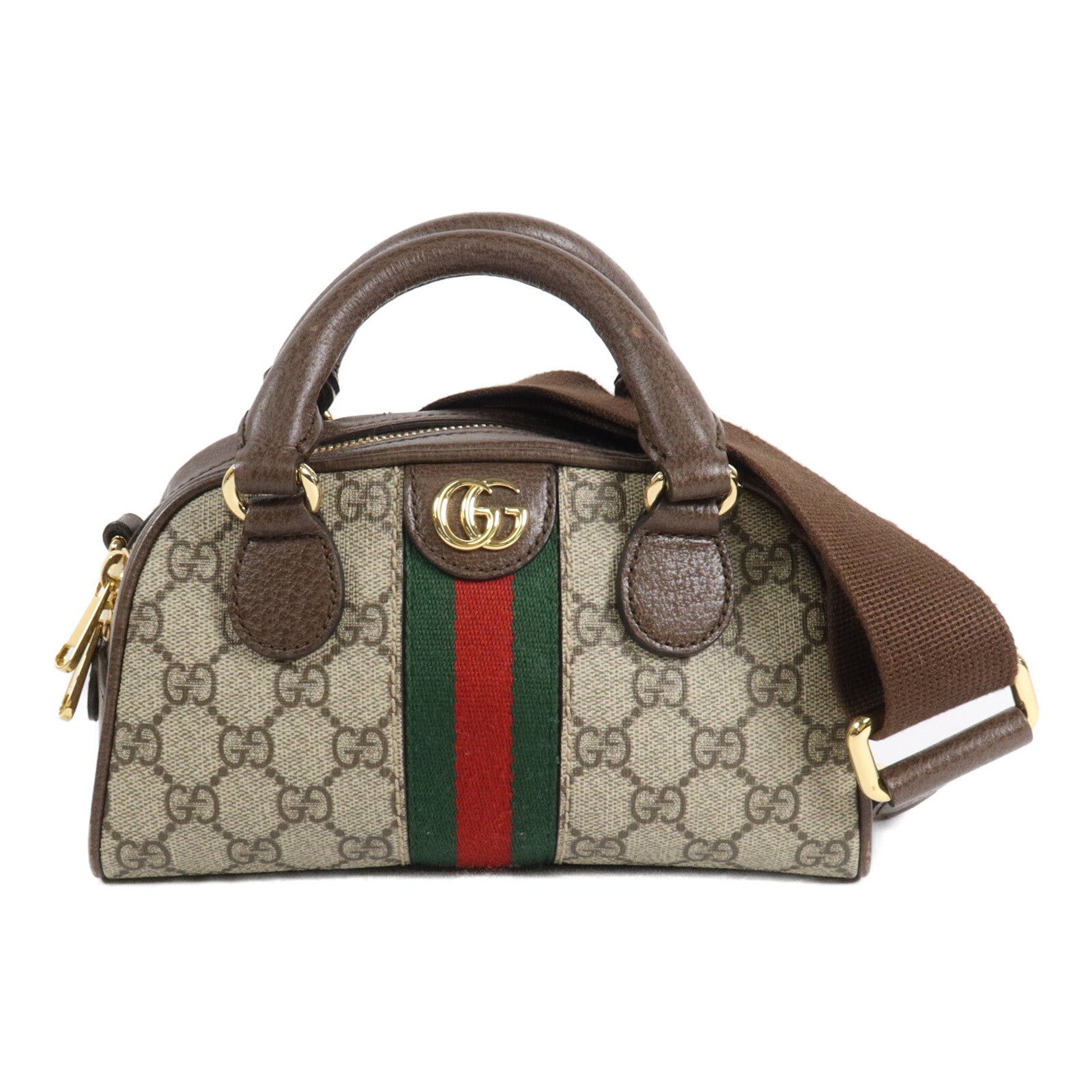 GUCCI 塗層帆布Ophidia GG Supreme Top Handle Bag手挽肩背兩用袋