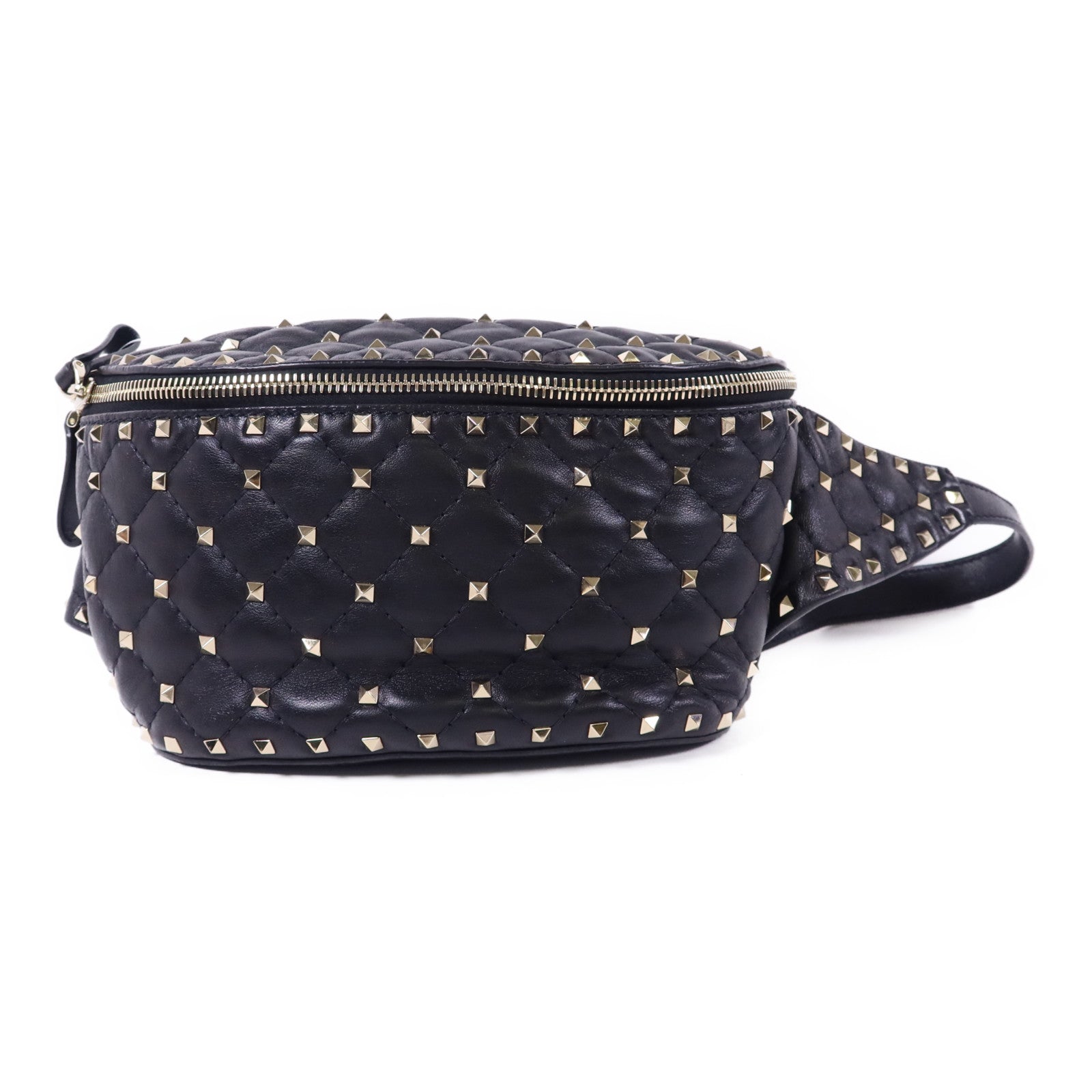 Valentino 牛皮皮革Waist Bag金扣腰包