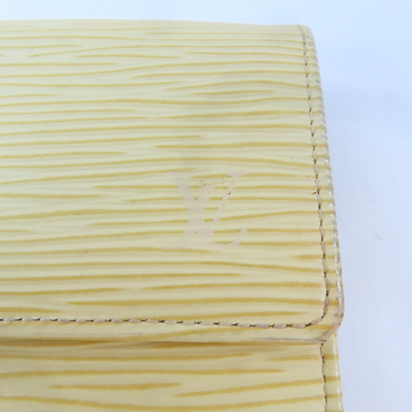 LOUIS VUITTON 【激減優惠】Epi W Hook Wallet錢包黃色