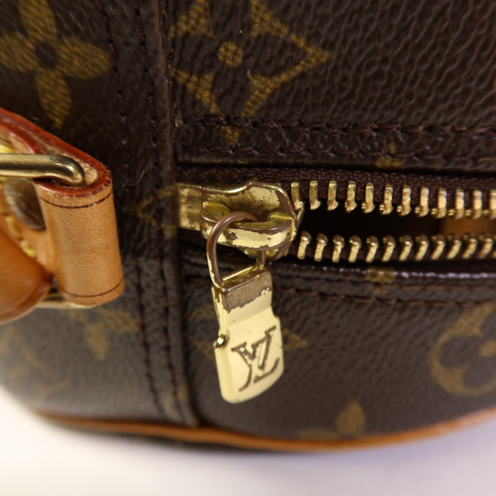 LOUIS VUITTON Monogram Blois金扣肩背袋棕色