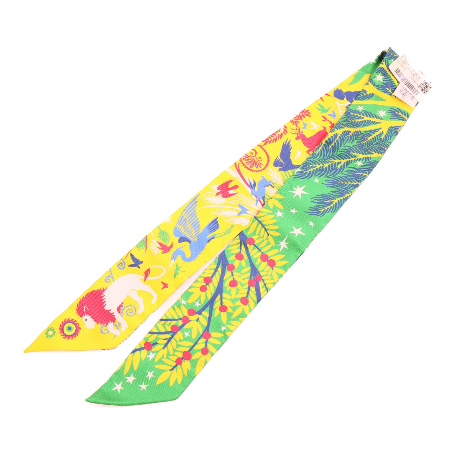 HERMES 【激減優惠】絲質Twilly絲巾