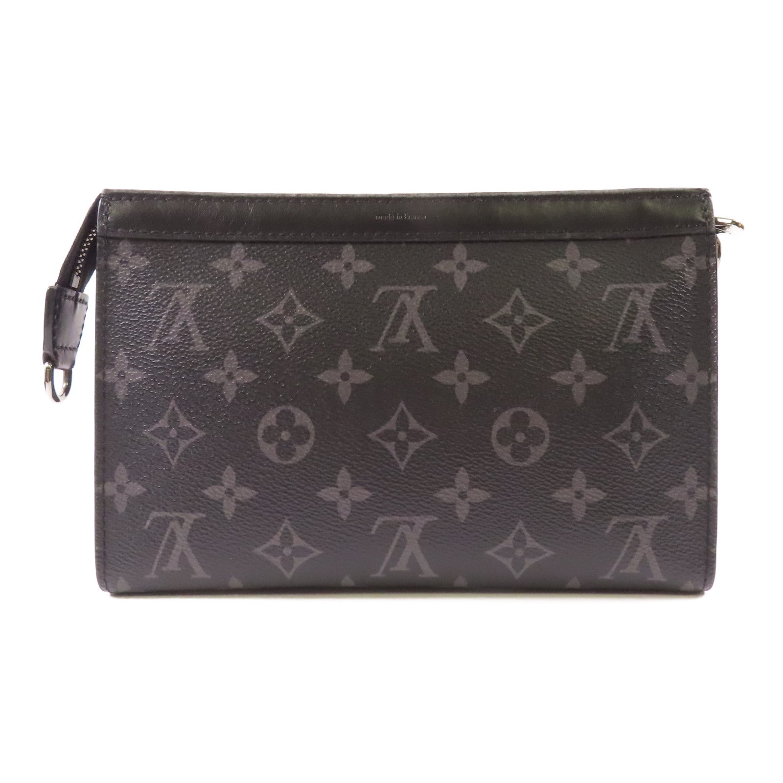LOUIS VUITTON Monogram Eclipse Gaston銀扣肩背袋