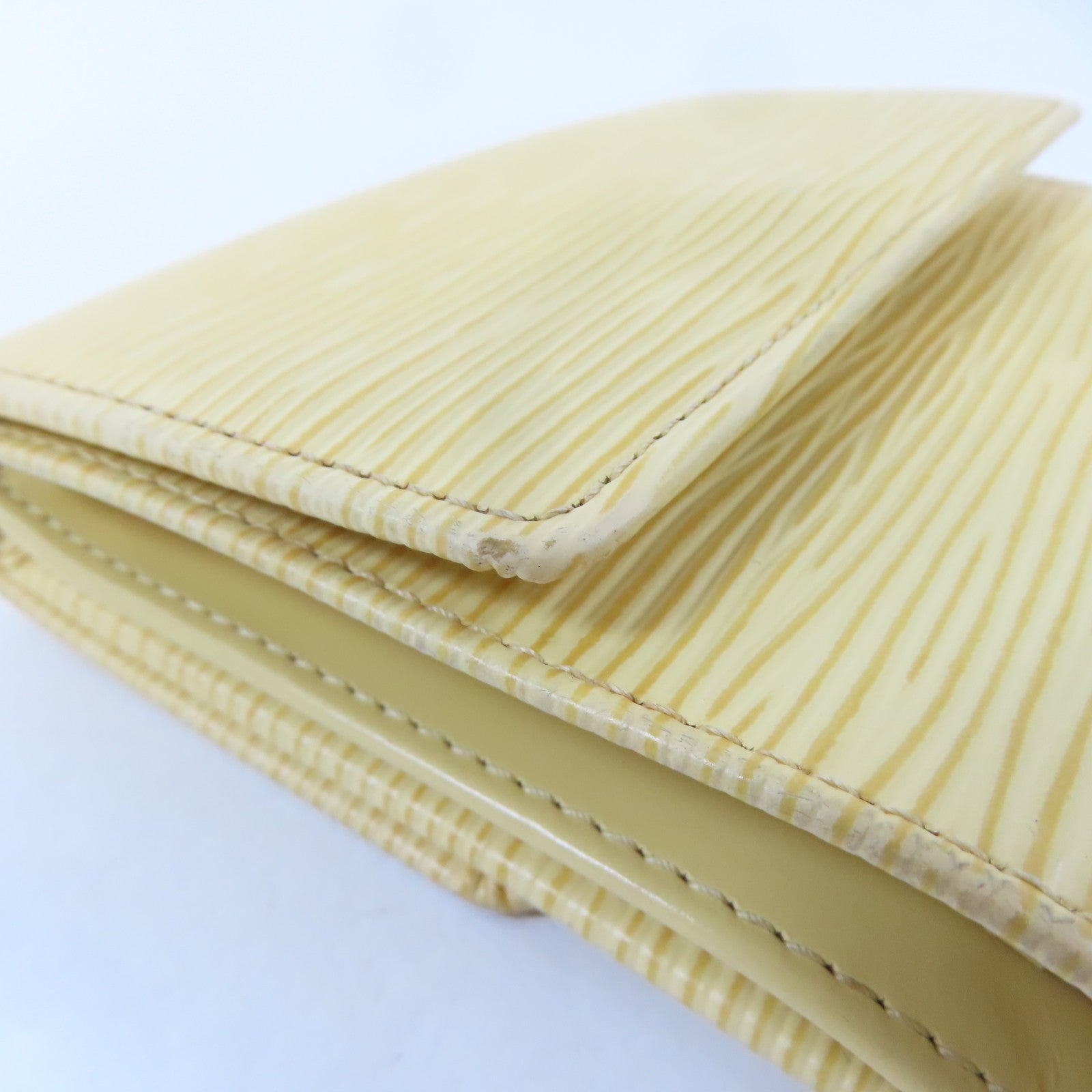 LOUIS VUITTON 【激減優惠】Epi W Hook Wallet錢包黃色