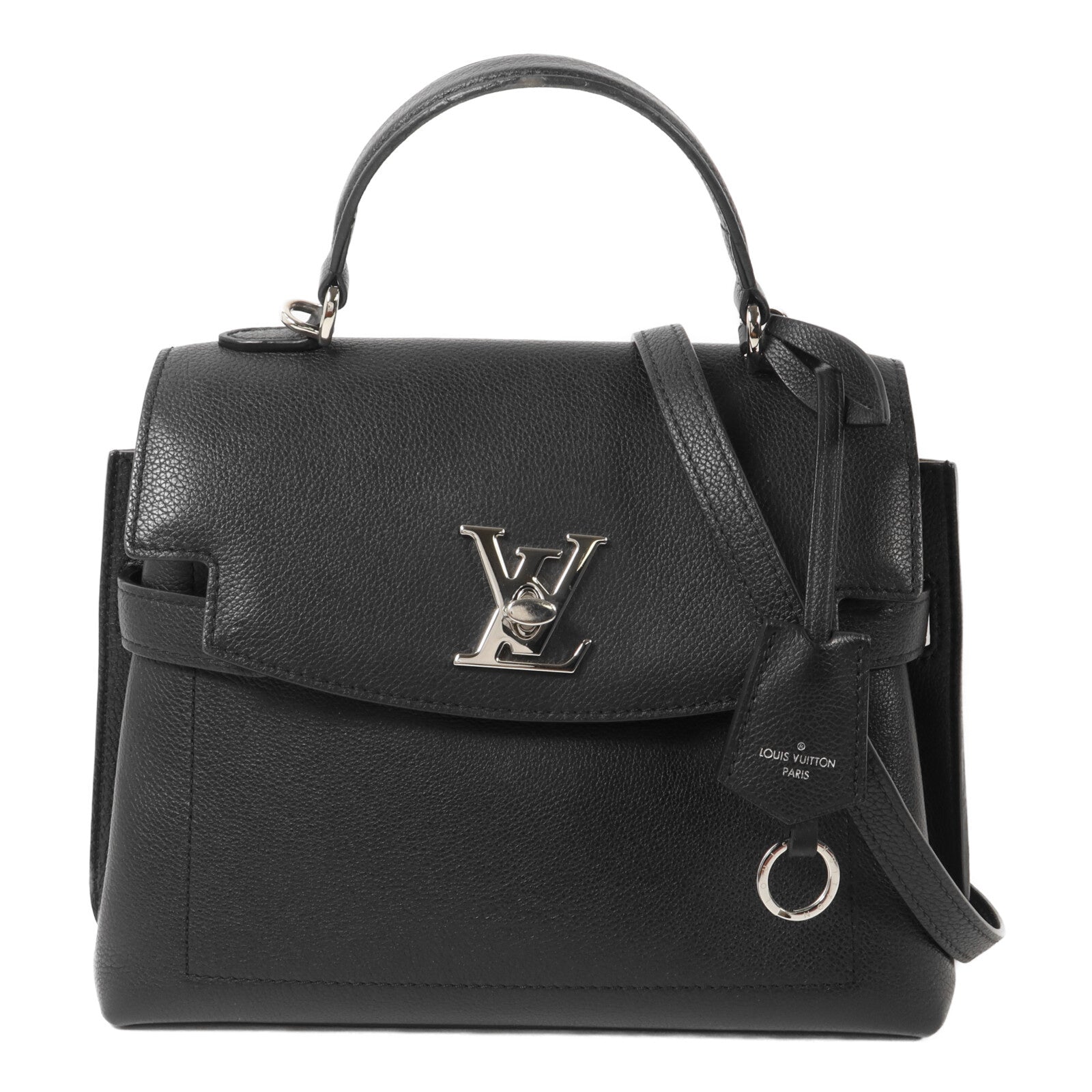 LOUIS VUITTON 牛皮皮革Lockme Ever BB手挽肩背兩用袋