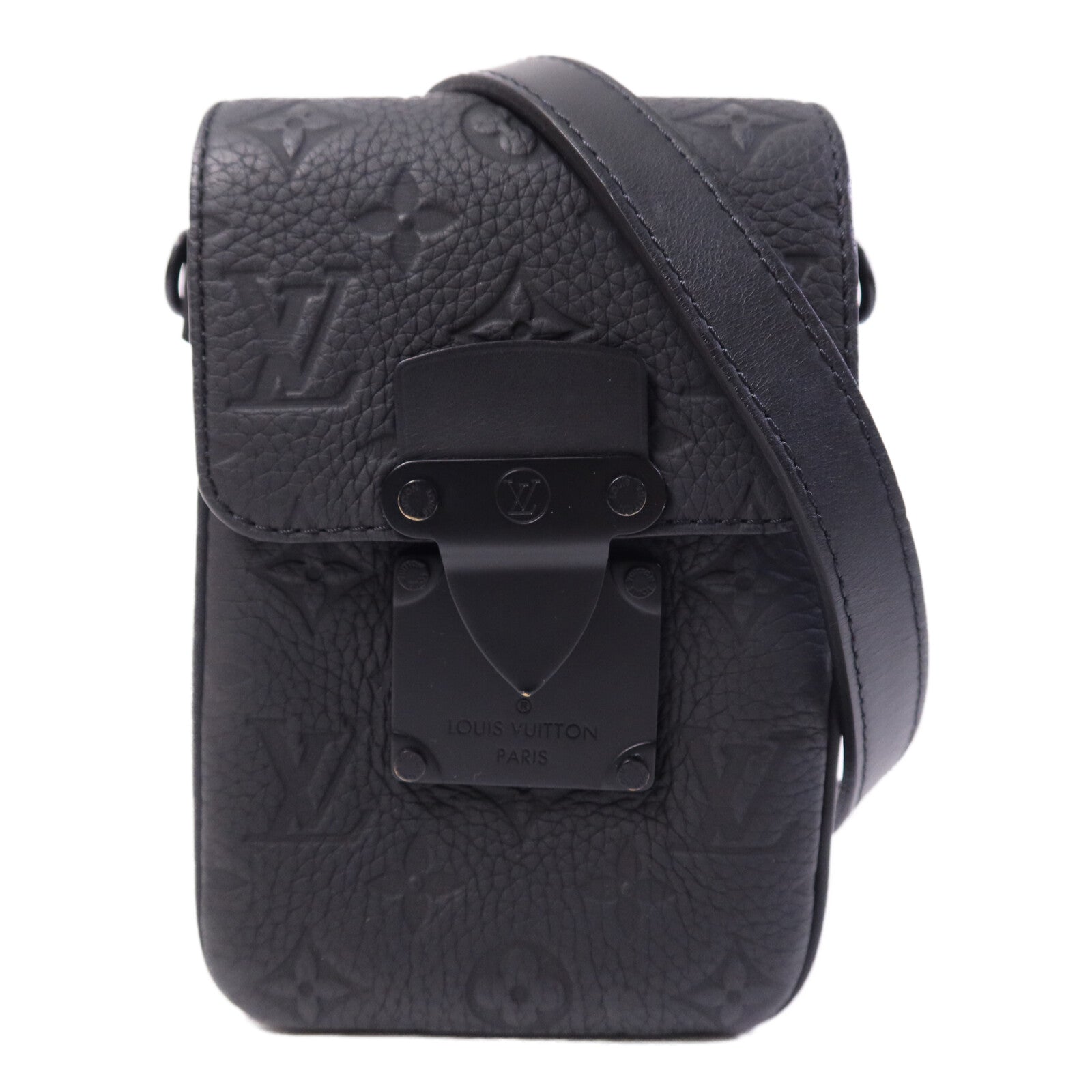 LOUIS VUITTON Monogram Taurillon S-Lock肩背袋