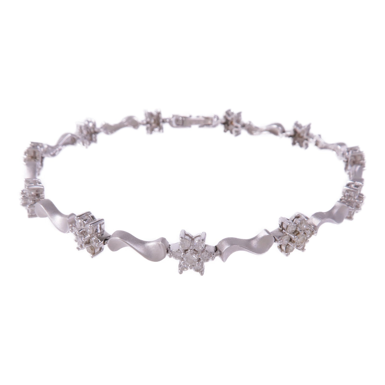 JEWELRY 18K白金Diamond Bracelet鑽石手鏈