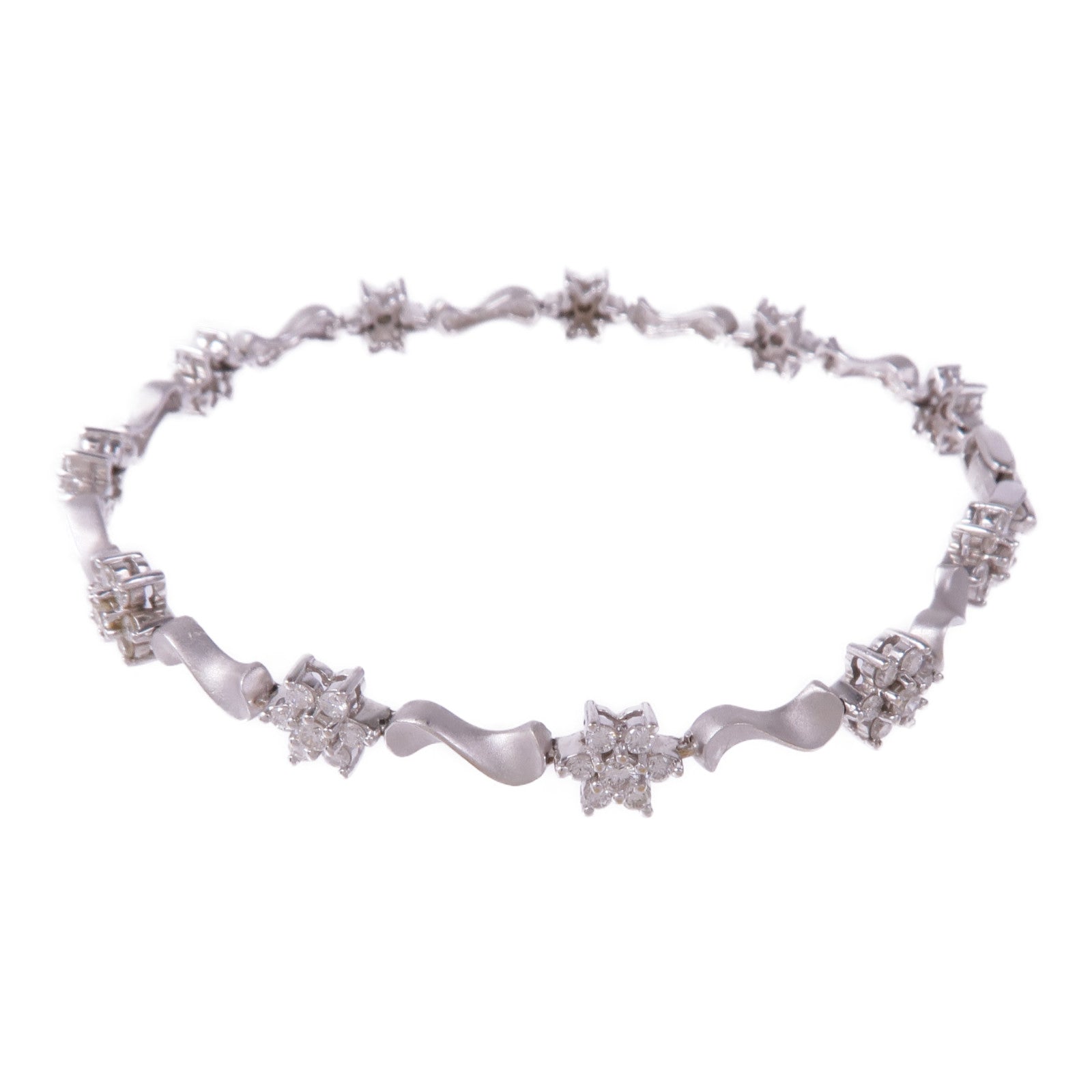 JEWELRY 18K白金Diamond Bracelet鑽石手鏈