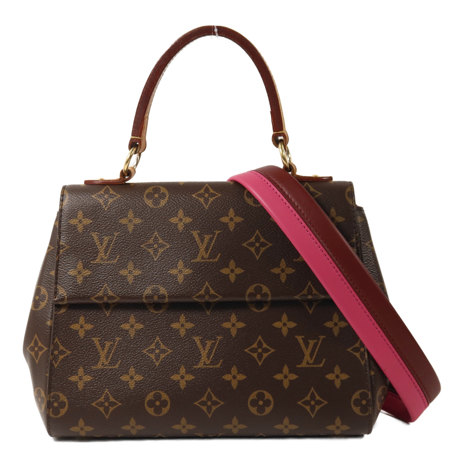 LOUIS VUITTON Monogram Cluny BB手挽肩背兩用袋