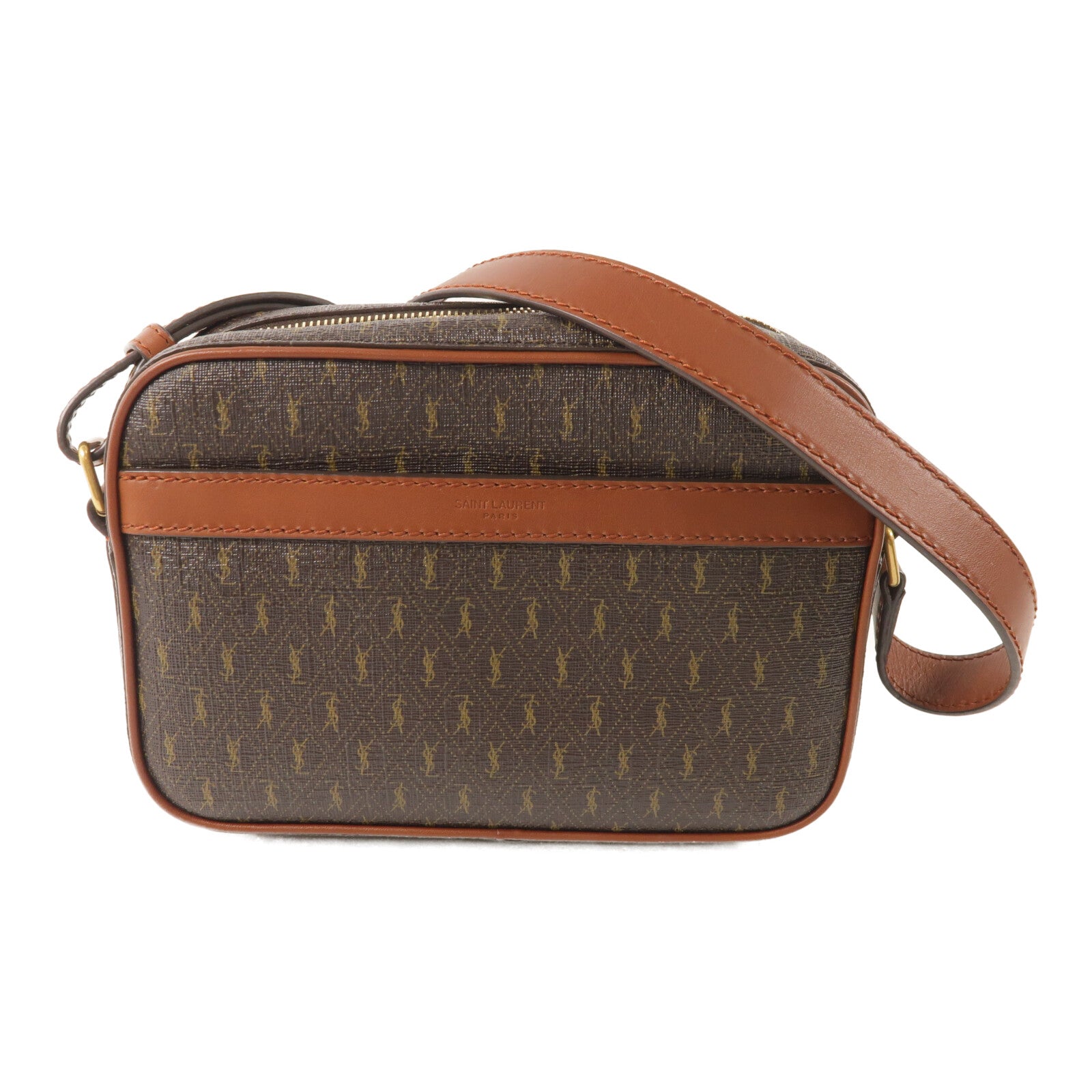 SAINT LAURENT 塗層帆布Shoulder Bag肩背袋