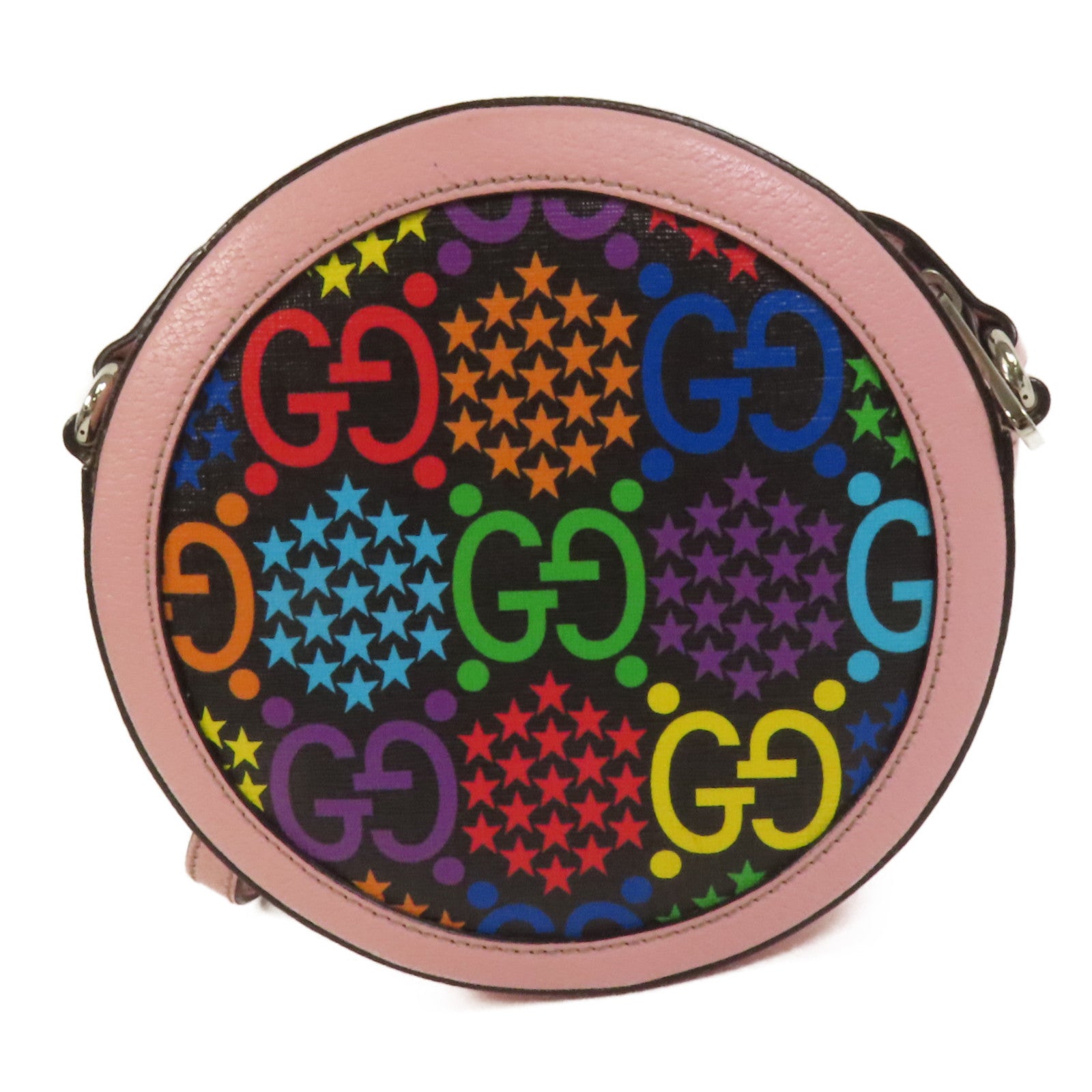 GUCCI 塗層帆布GG Psychedelic Shoulder Bag肩背袋