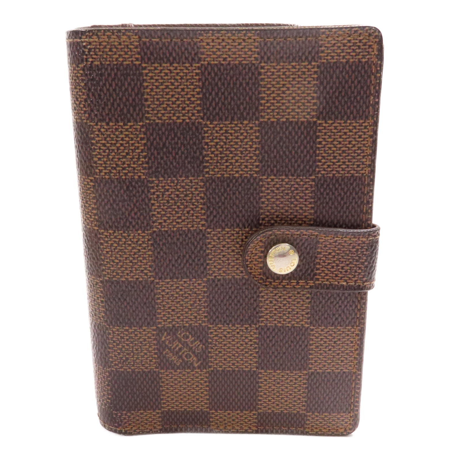 LOUIS VUITTON Damier Wallet金扣錢包
